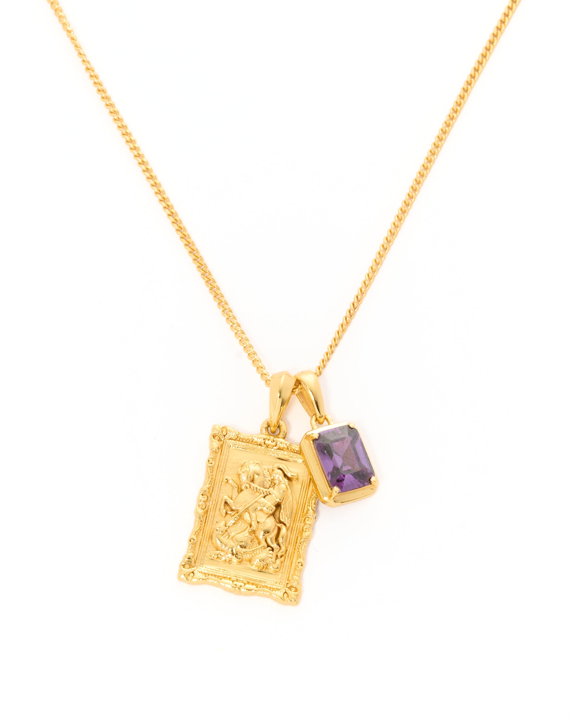 St George frame x Cathedral Amerthyst stack