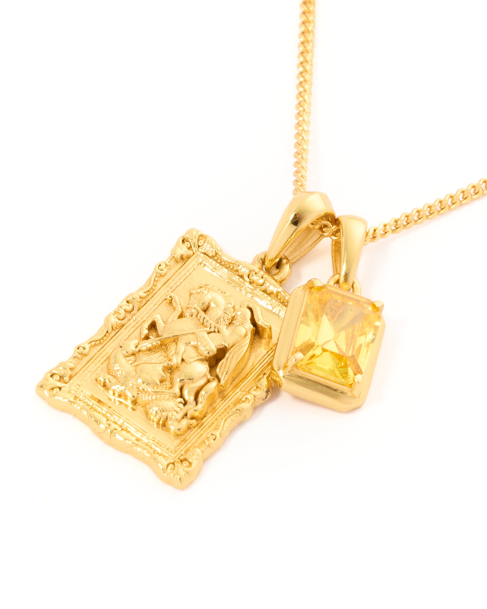 St George frame x illios stone - Gold