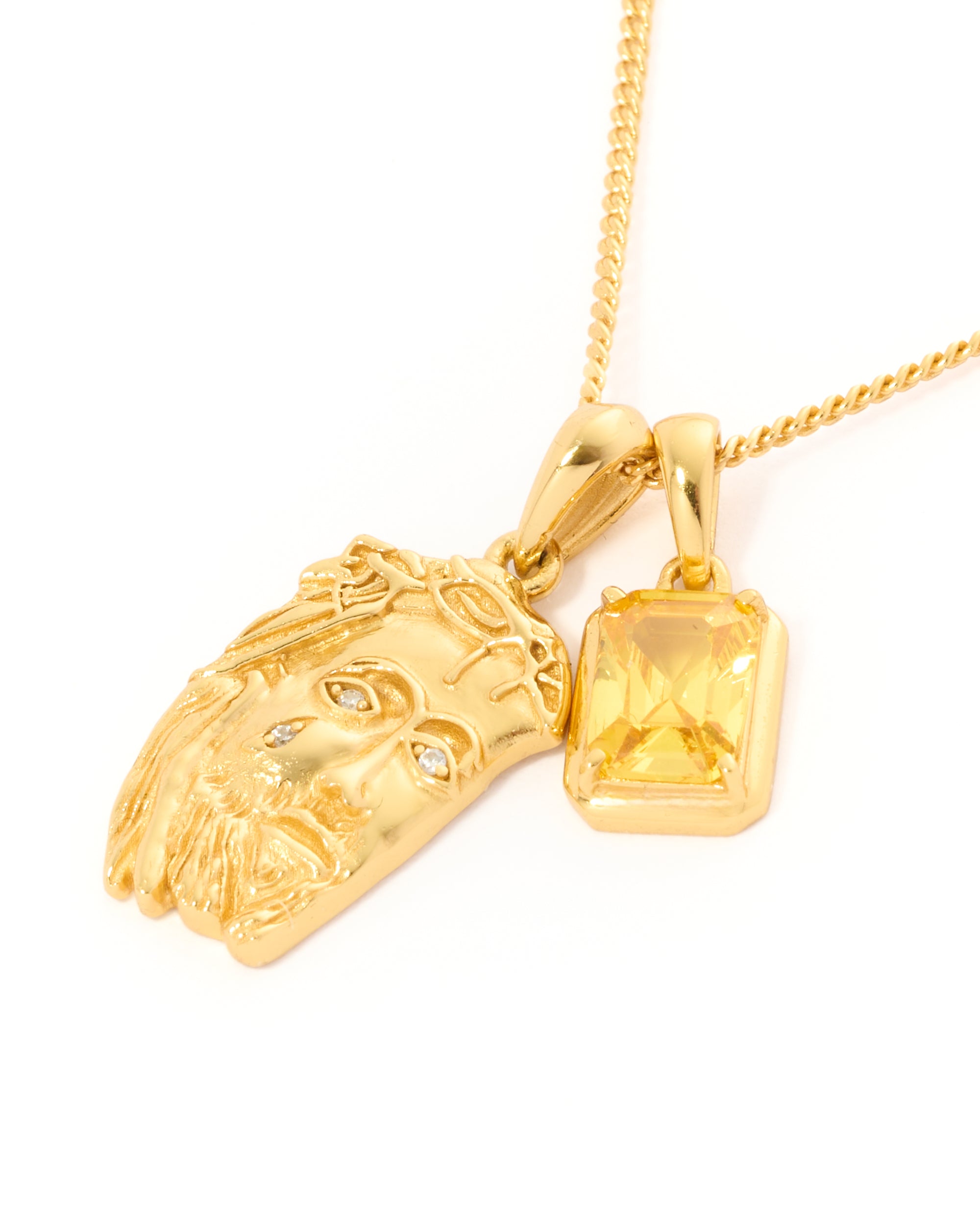 Tearing Jesus Piece x illios stone stack - Gold