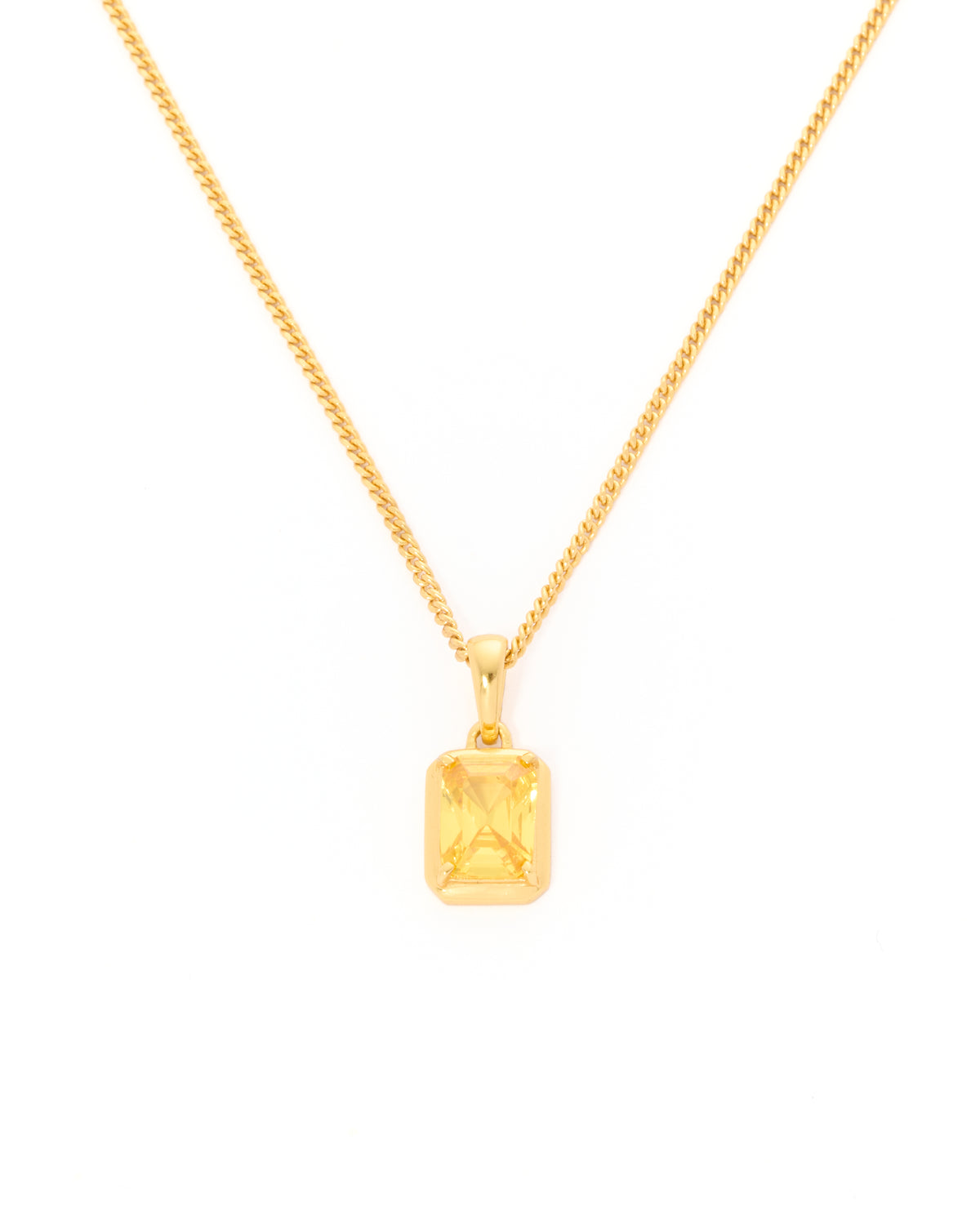 ilios stone chain - Gold