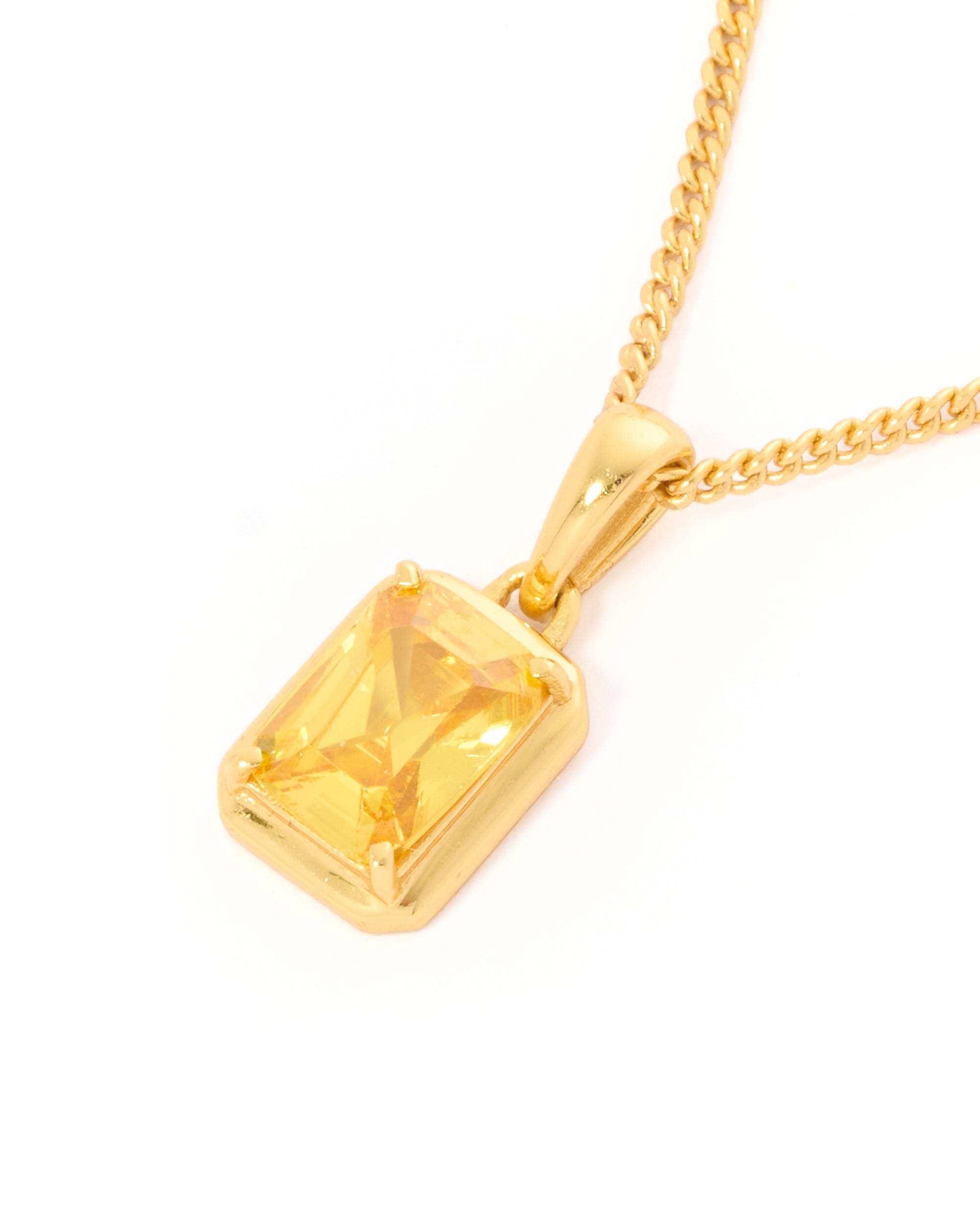 ilios stone chain - Gold