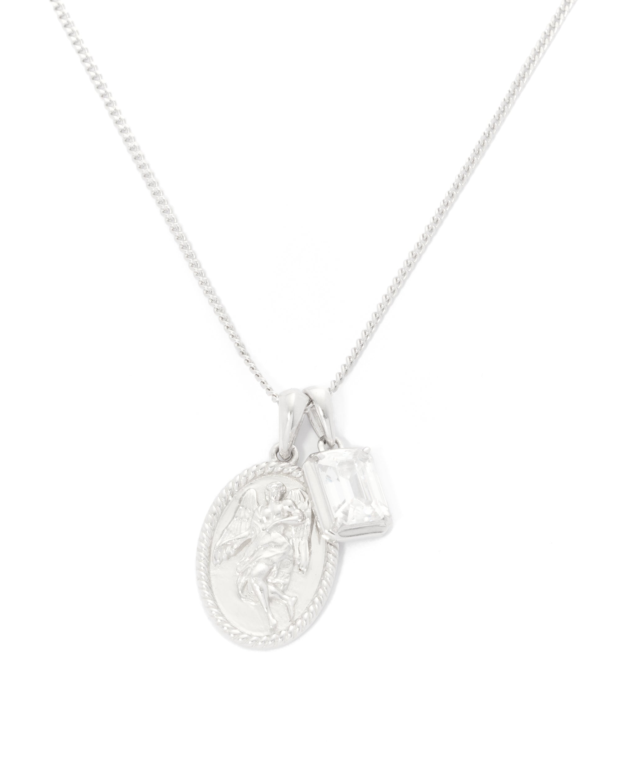 The Guardian X Cathedral diamond stone stack - Silver