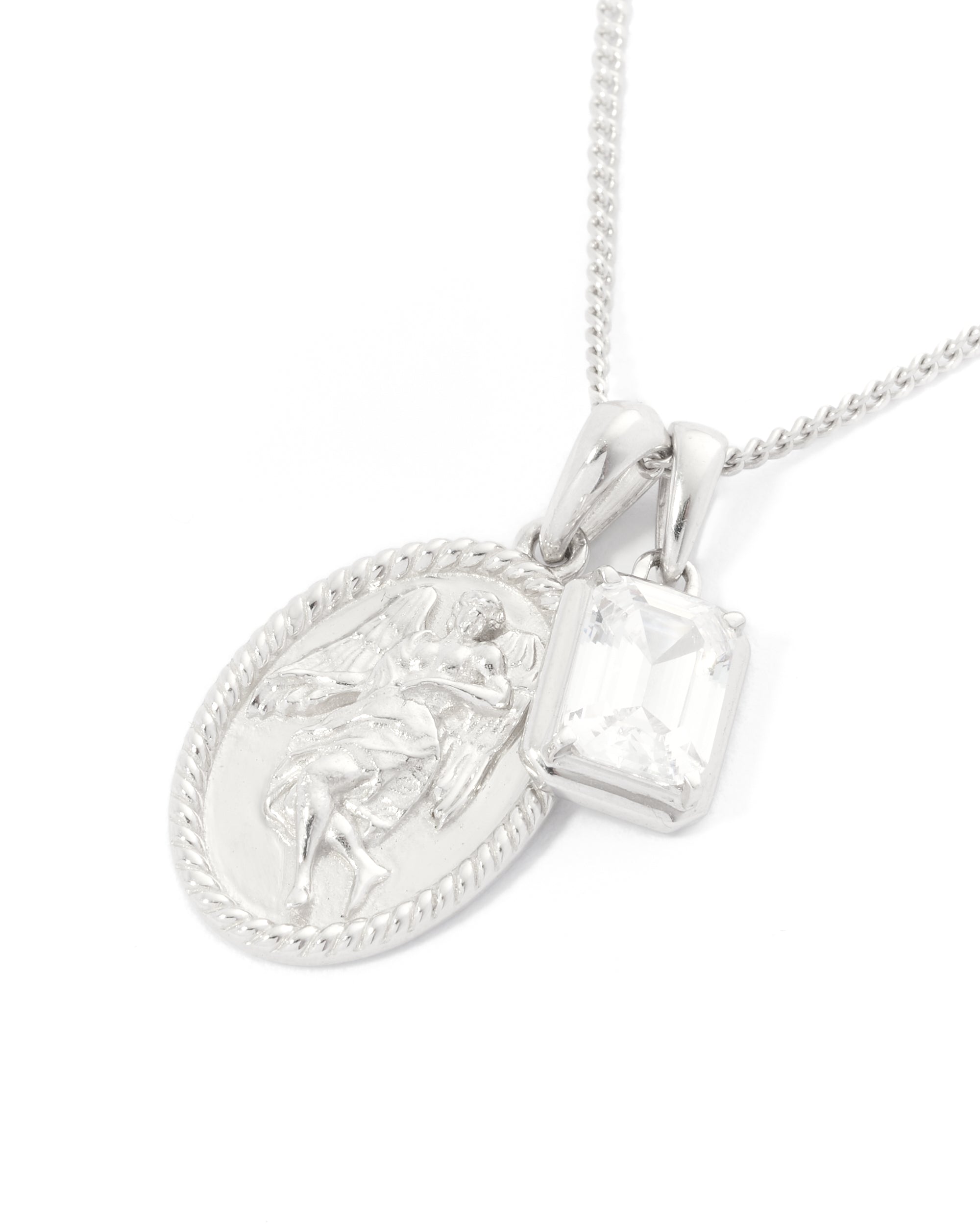 The Guardian X Cathedral diamond stone stack - Silver