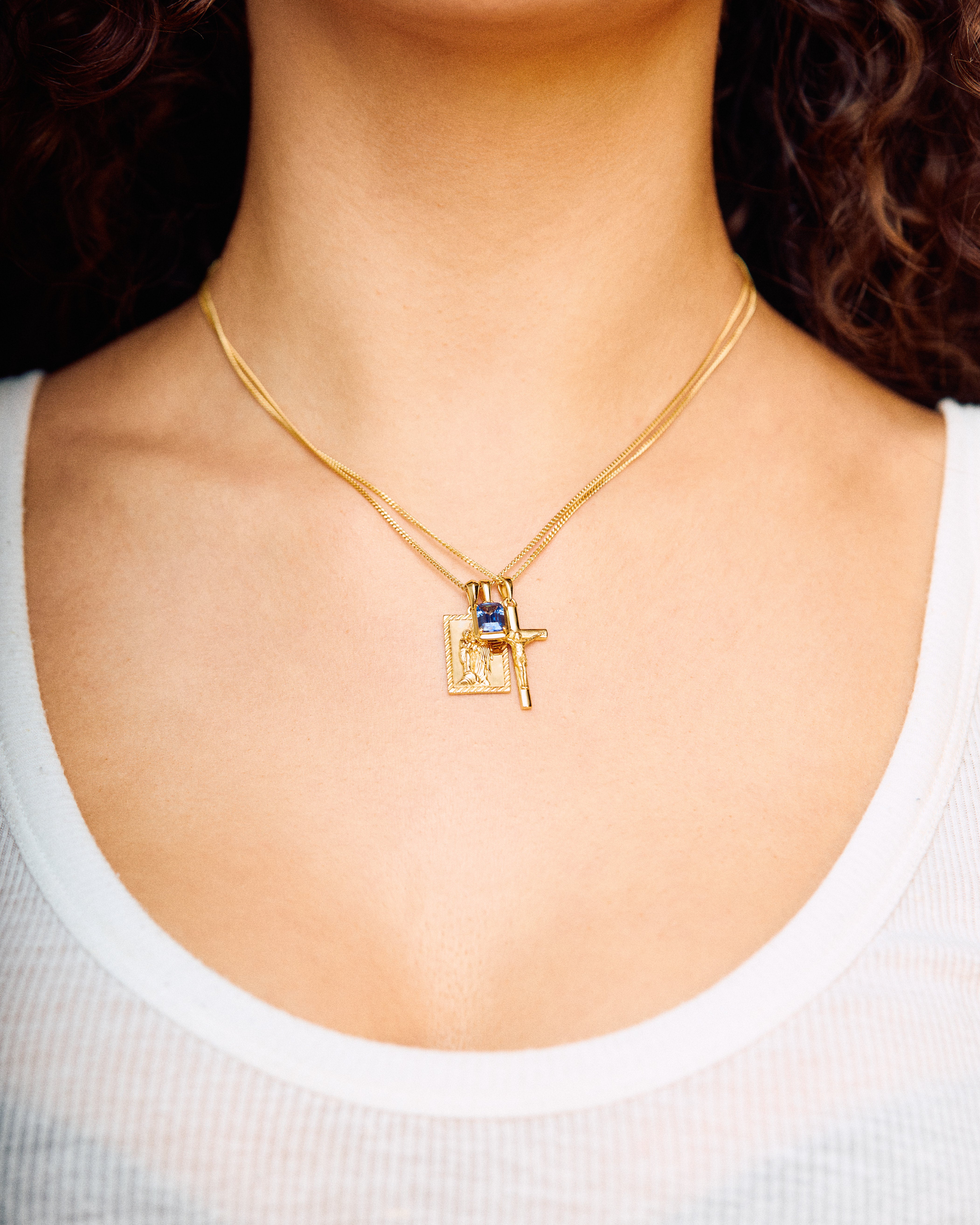 The Mother Mary Frame- Gold