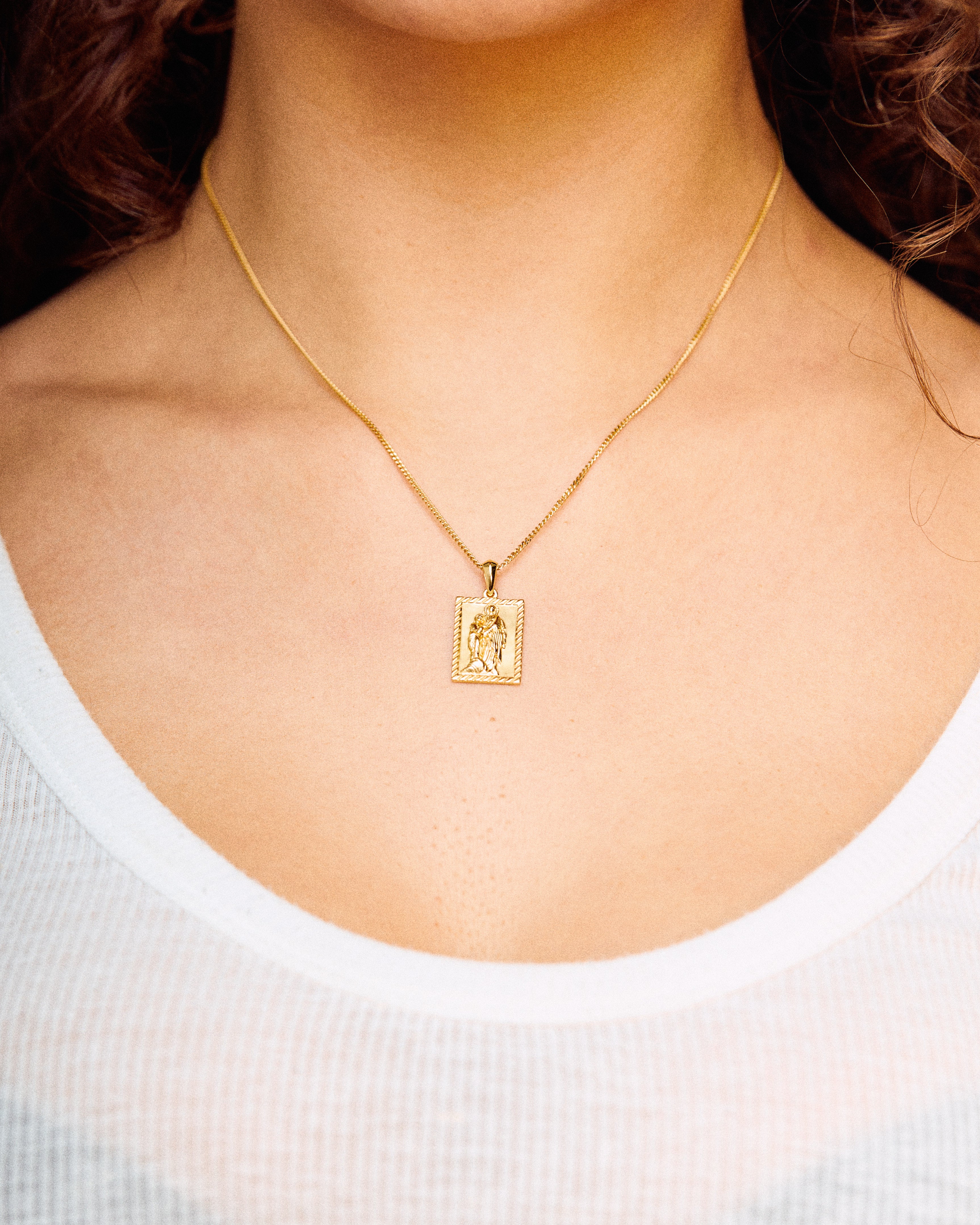 The Mother Mary Frame- Gold