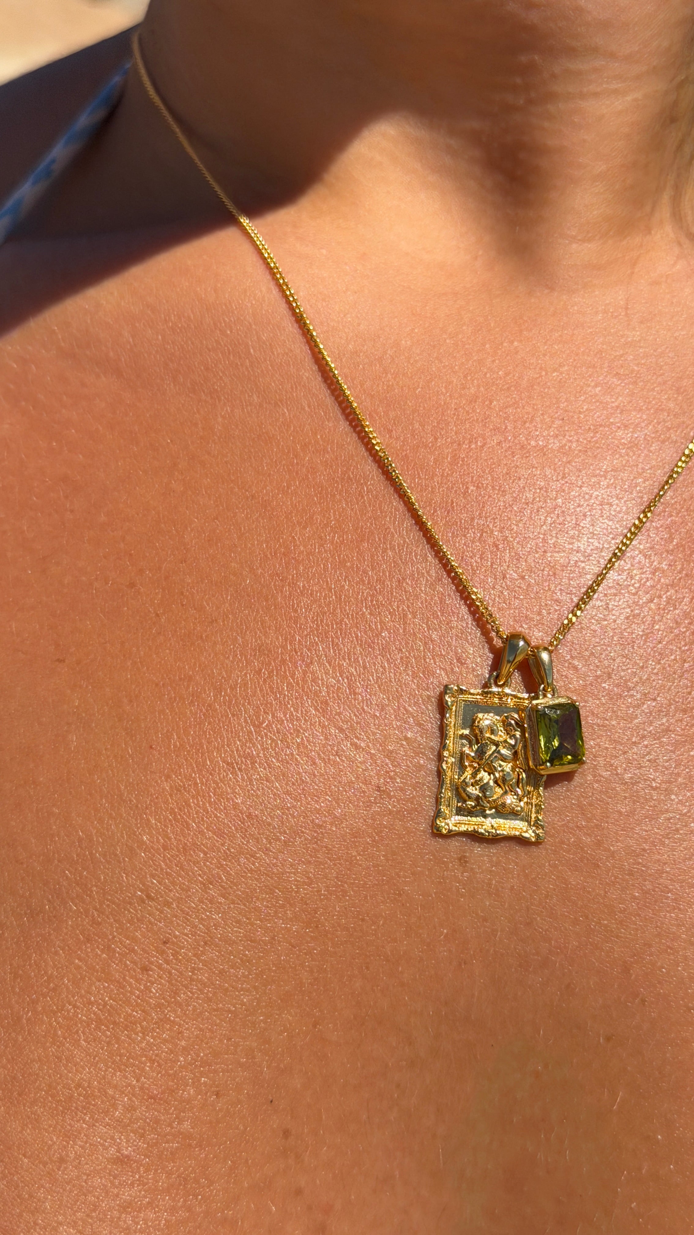 St George frame Mediterranean Olive stack - Gold