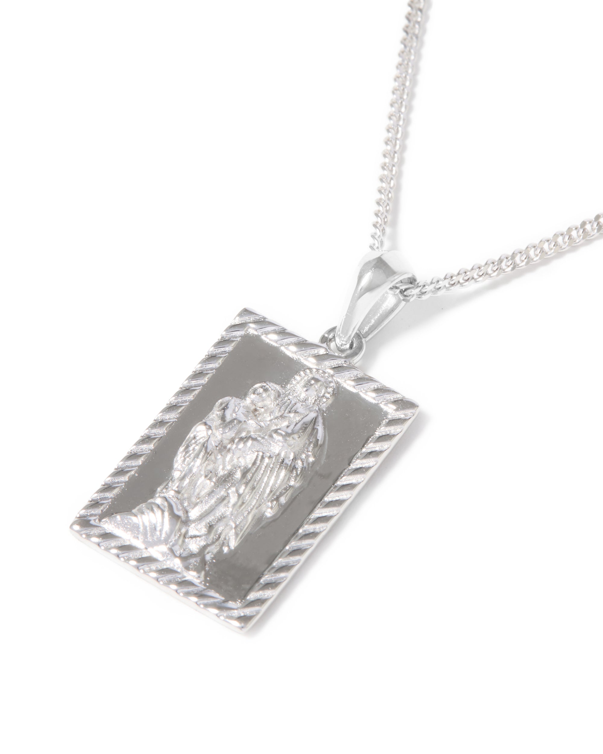 The Mother Mary Frame- Silver