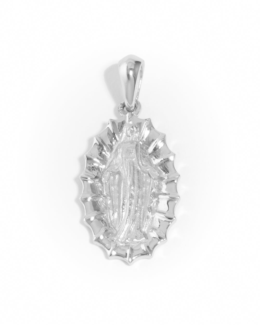 Our Lady of Guadalupe Pendant - Silver
