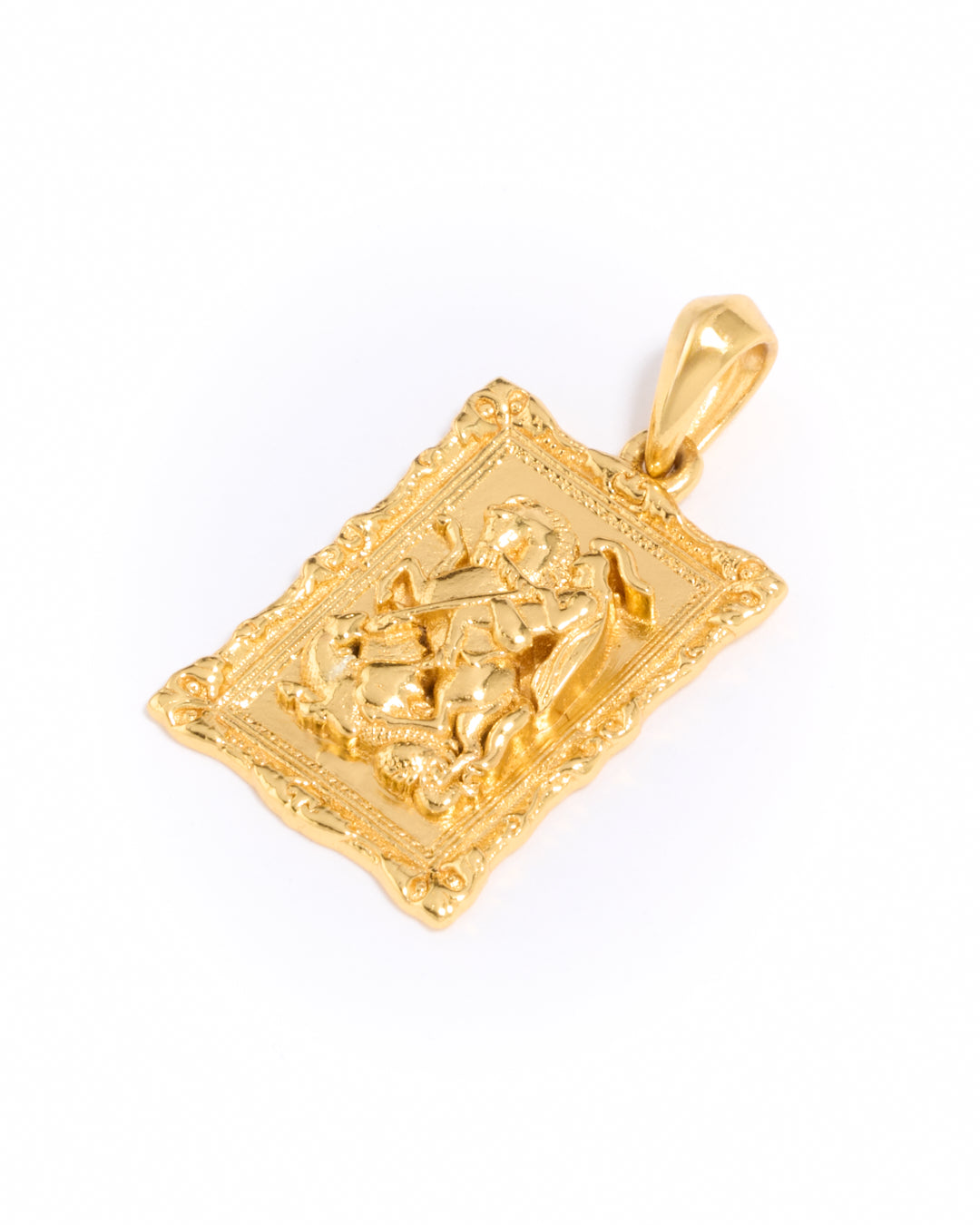 St George Frame Penant - Gold (Pre order)