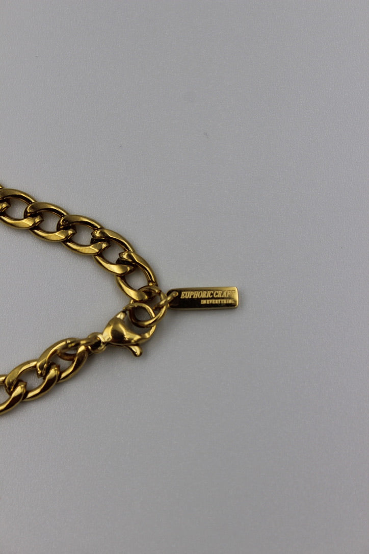 Classic Gold Curb Bracelet