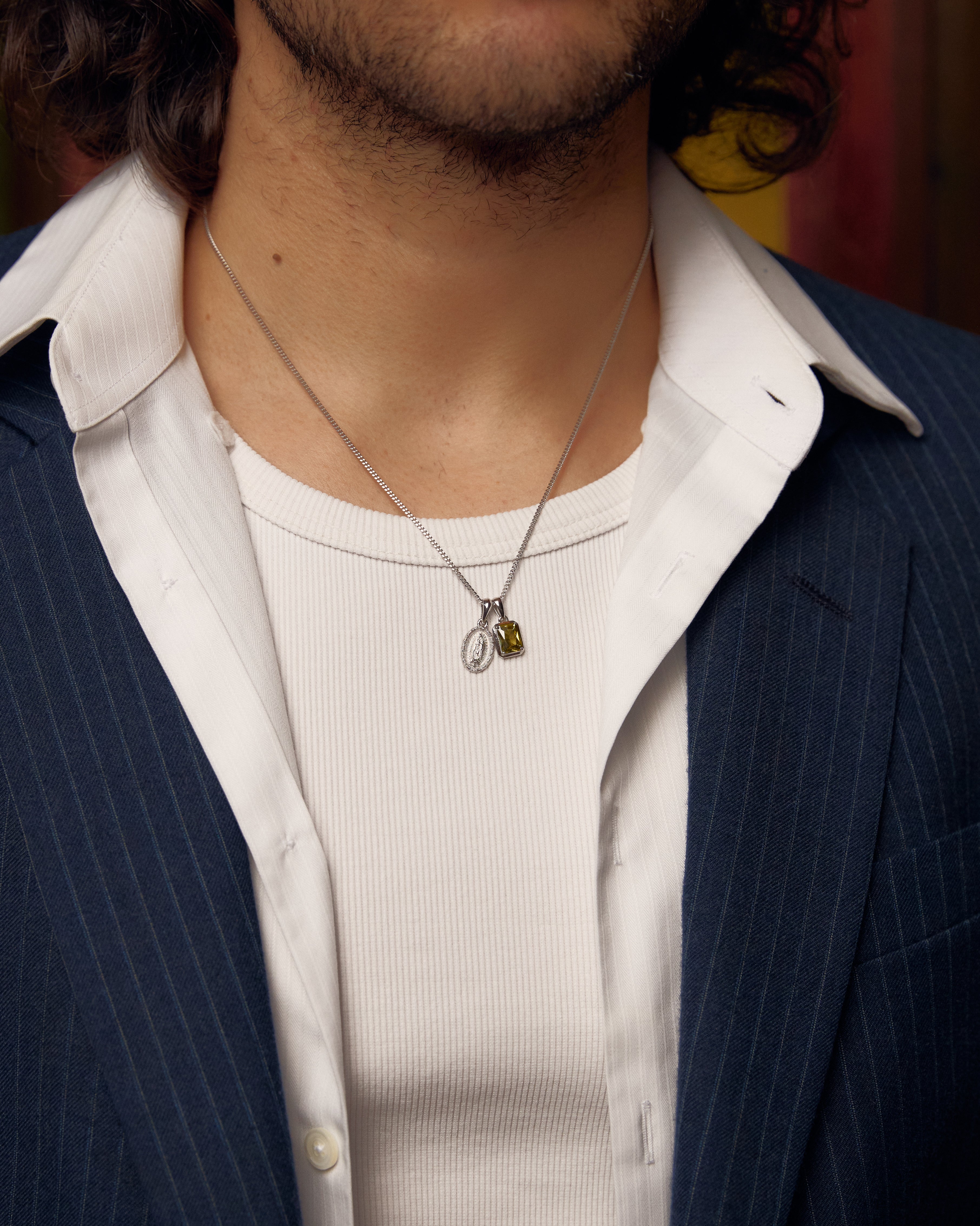 Mini Guadalupe X Mediterranean Olive stack - silver (Pre order)