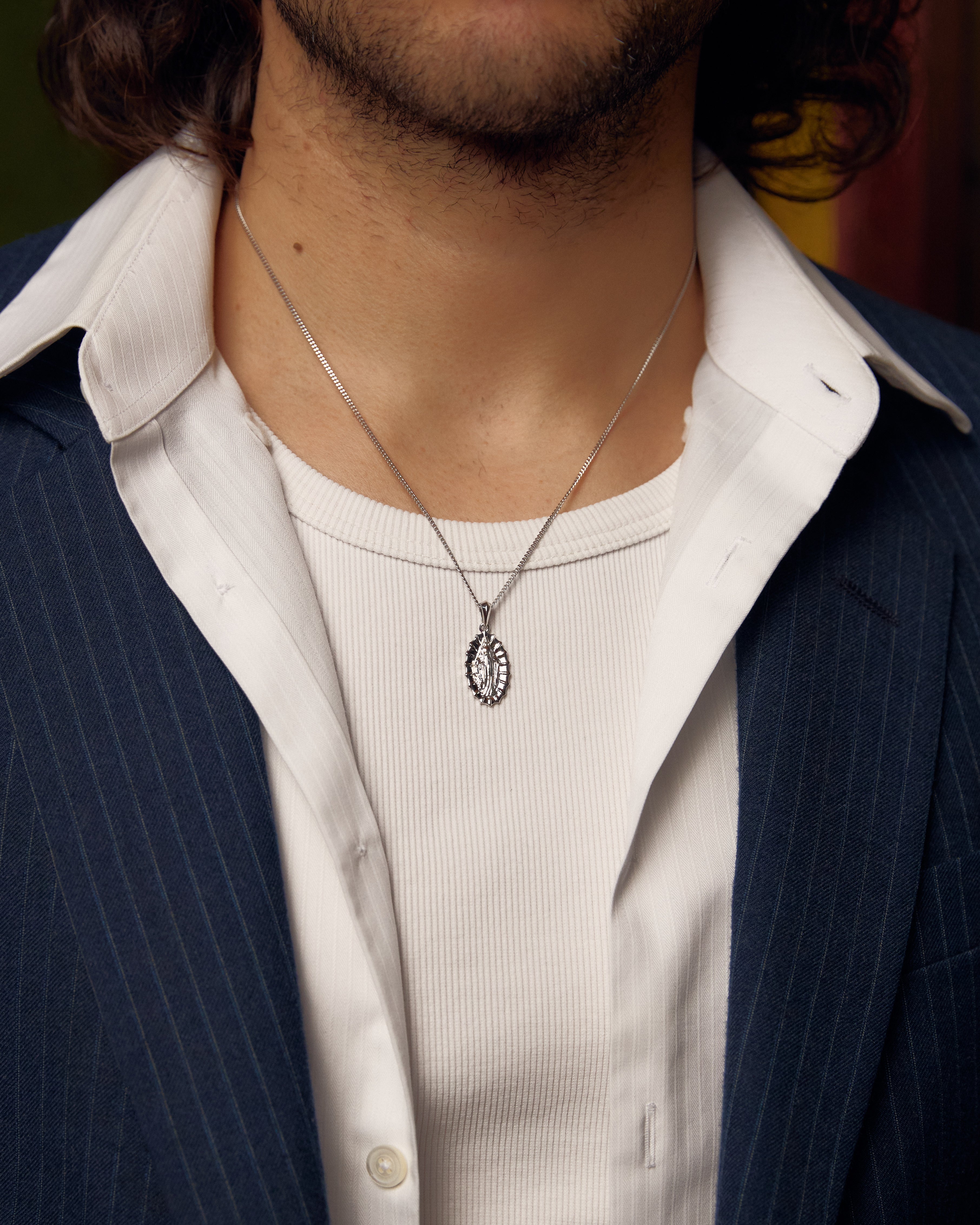 Our lady of Guadalupe Chain - Silver