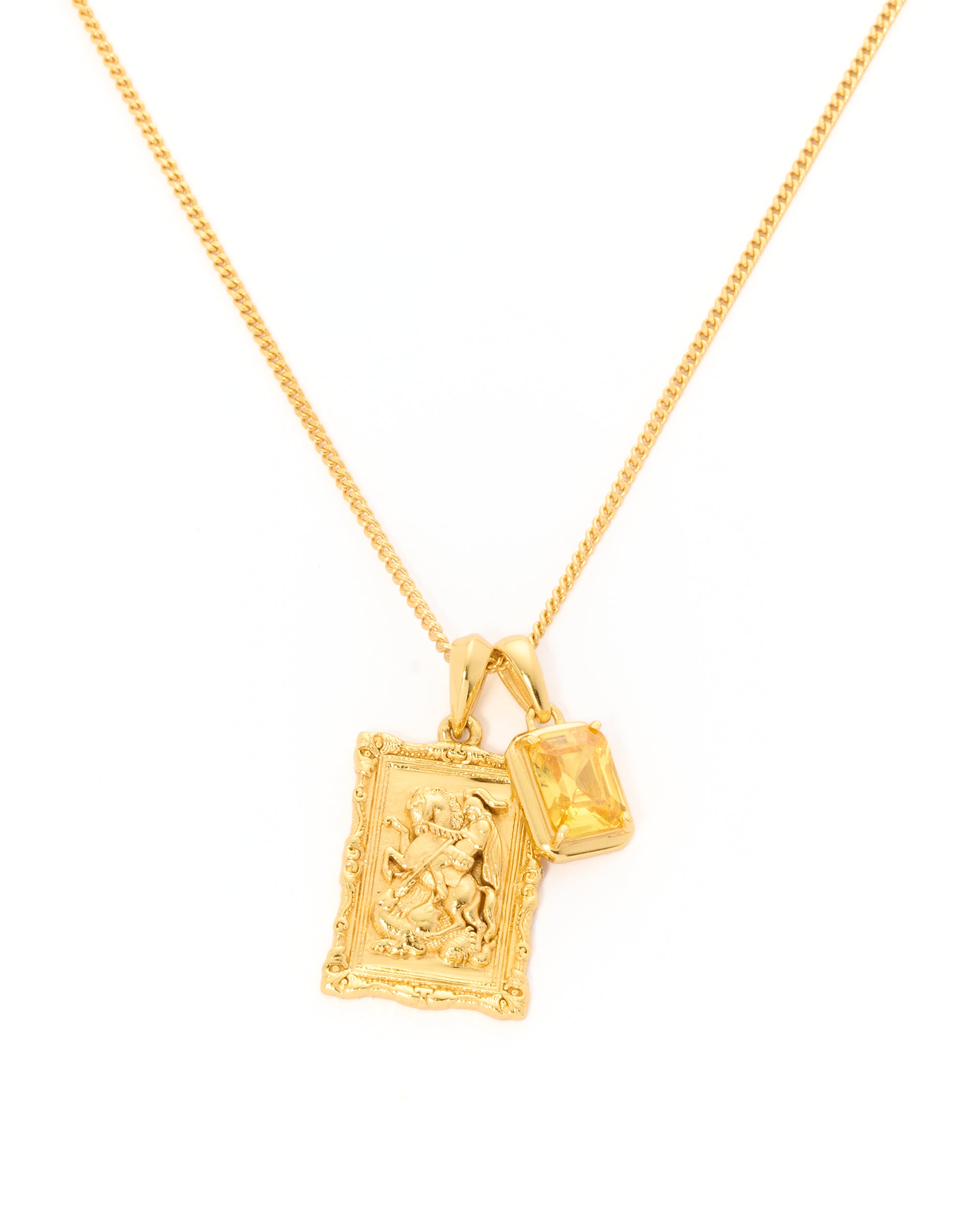 St George frame x illios stone - Gold