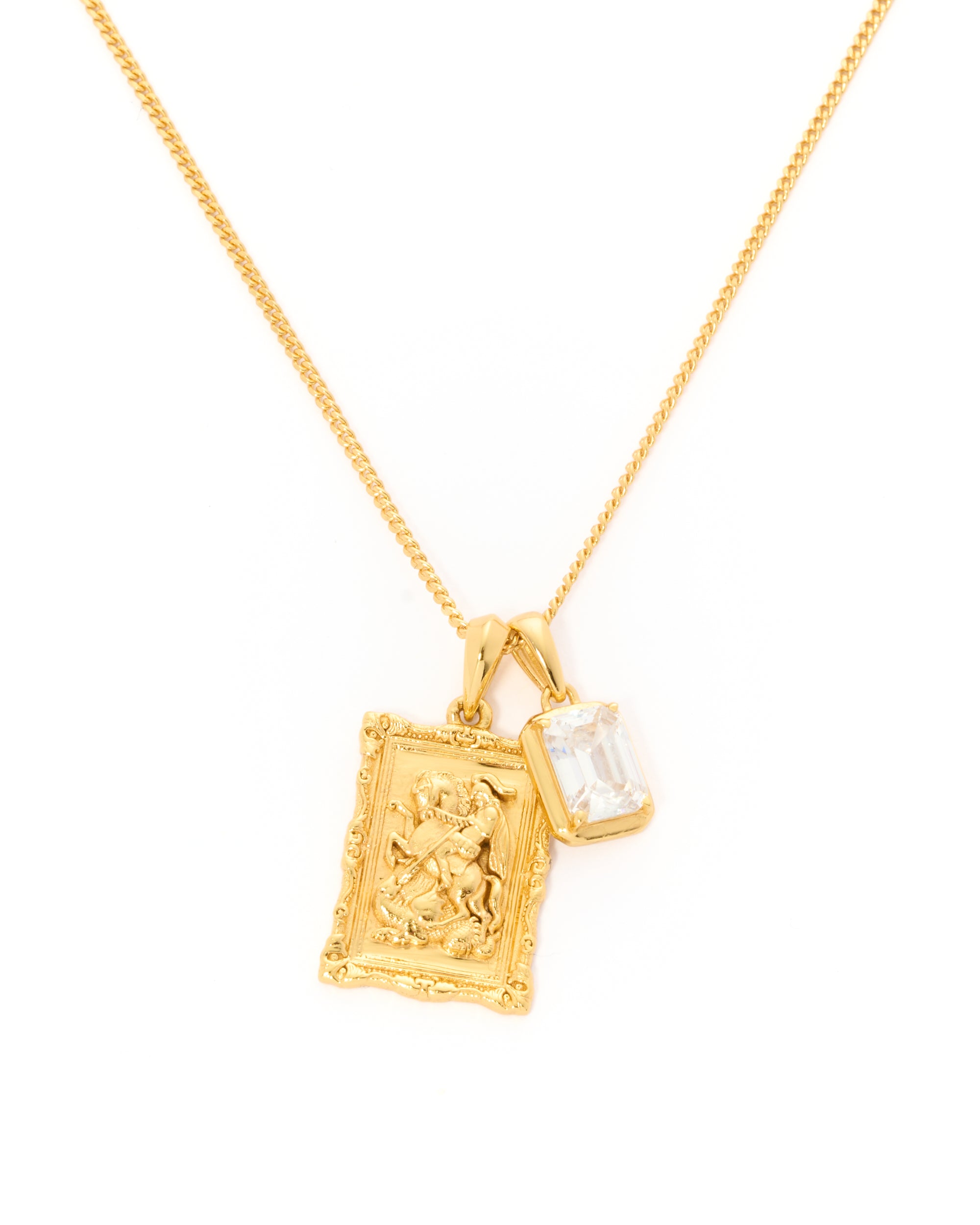 St George frame x Cathedral Diamond stack - Gold