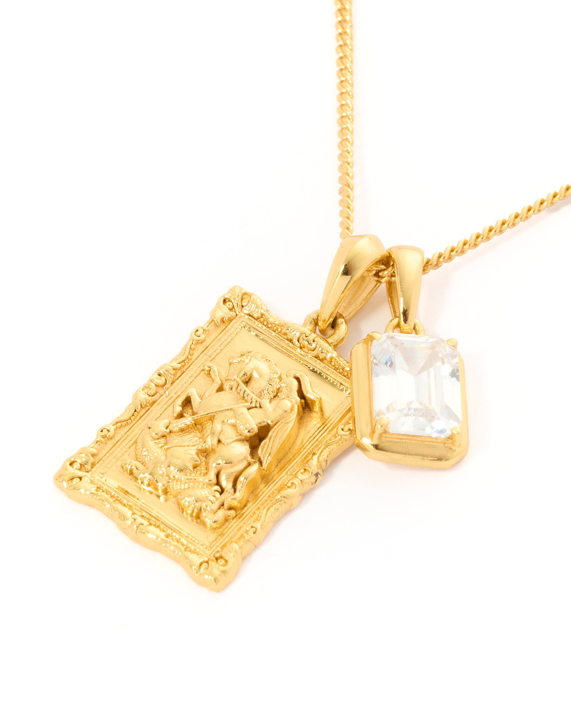 St George frame x Cathedral Diamond stack - Gold