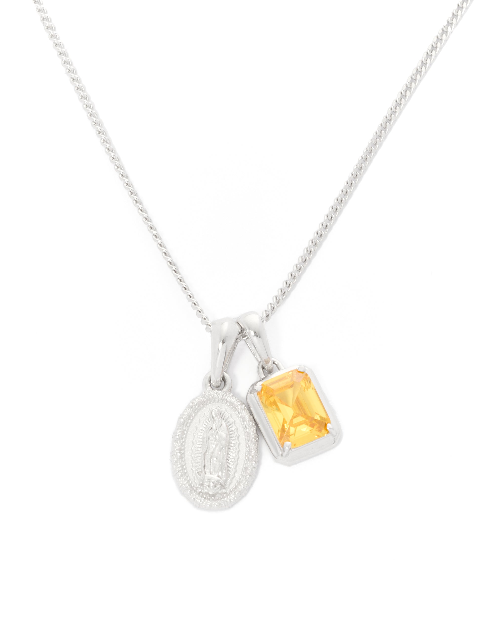 Mini Guadalupe x illios stone stack - Silver