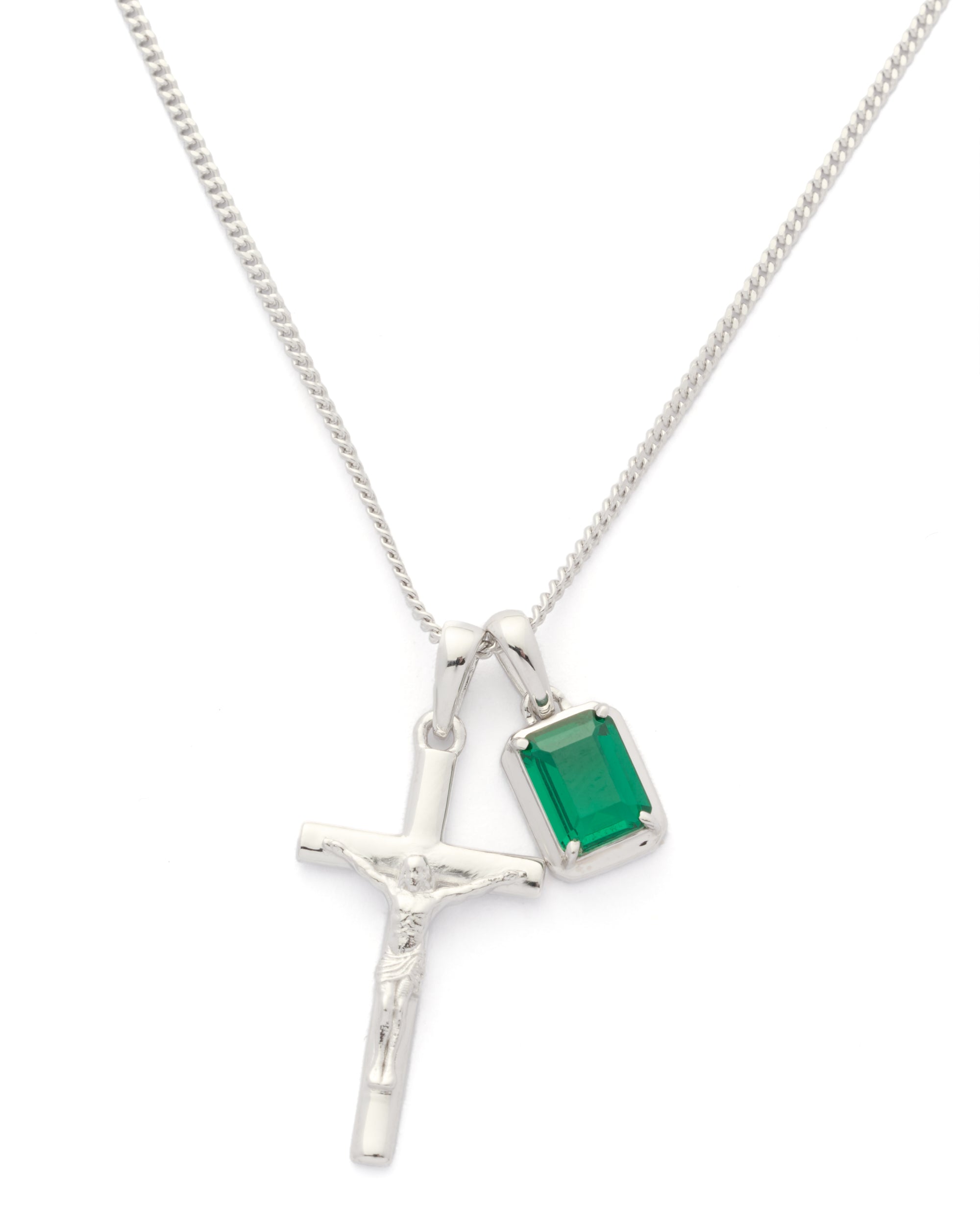 The Crucifix x Eleftheria stone - Silver