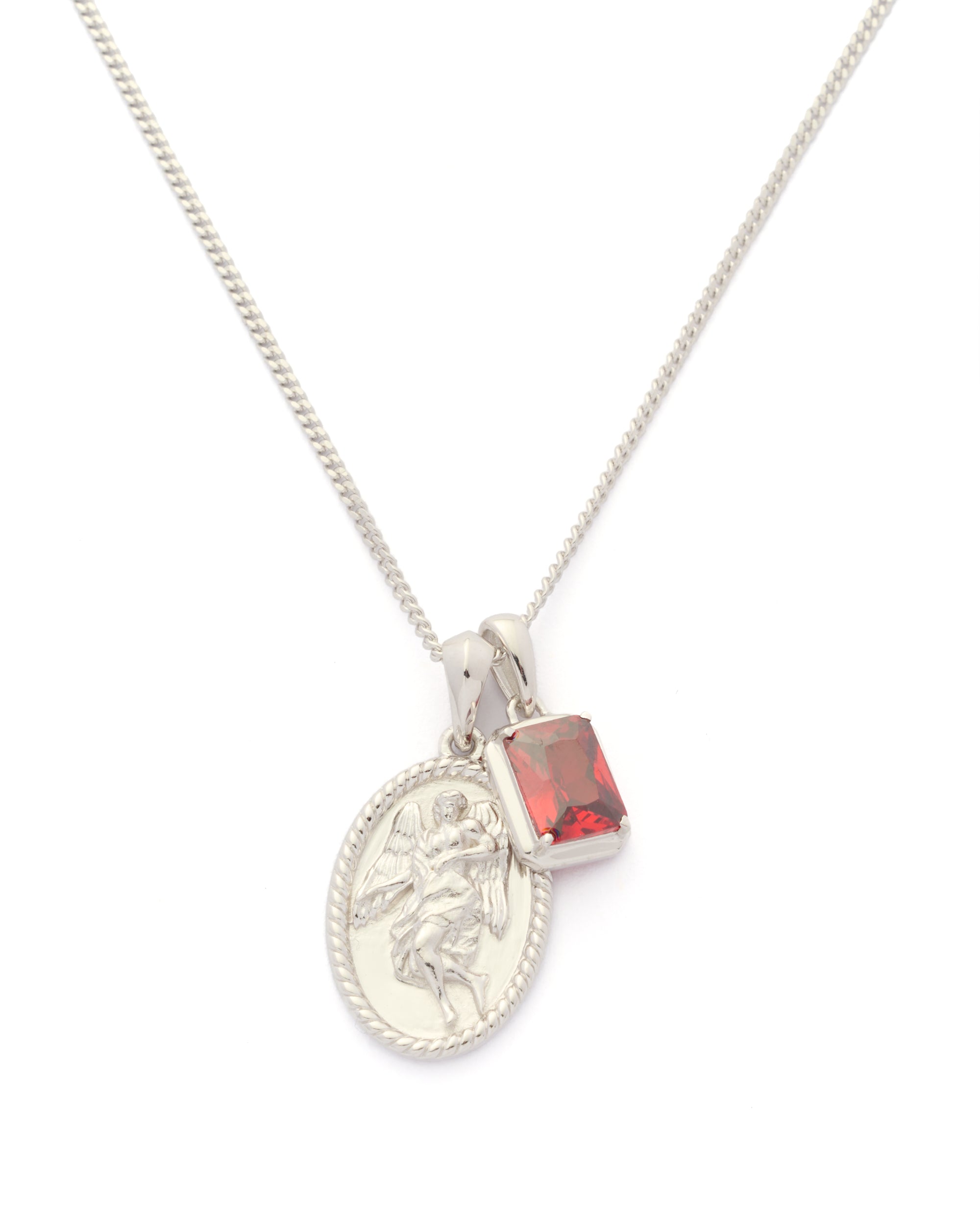 The Guardian x Lisbon red stone stack - Silver