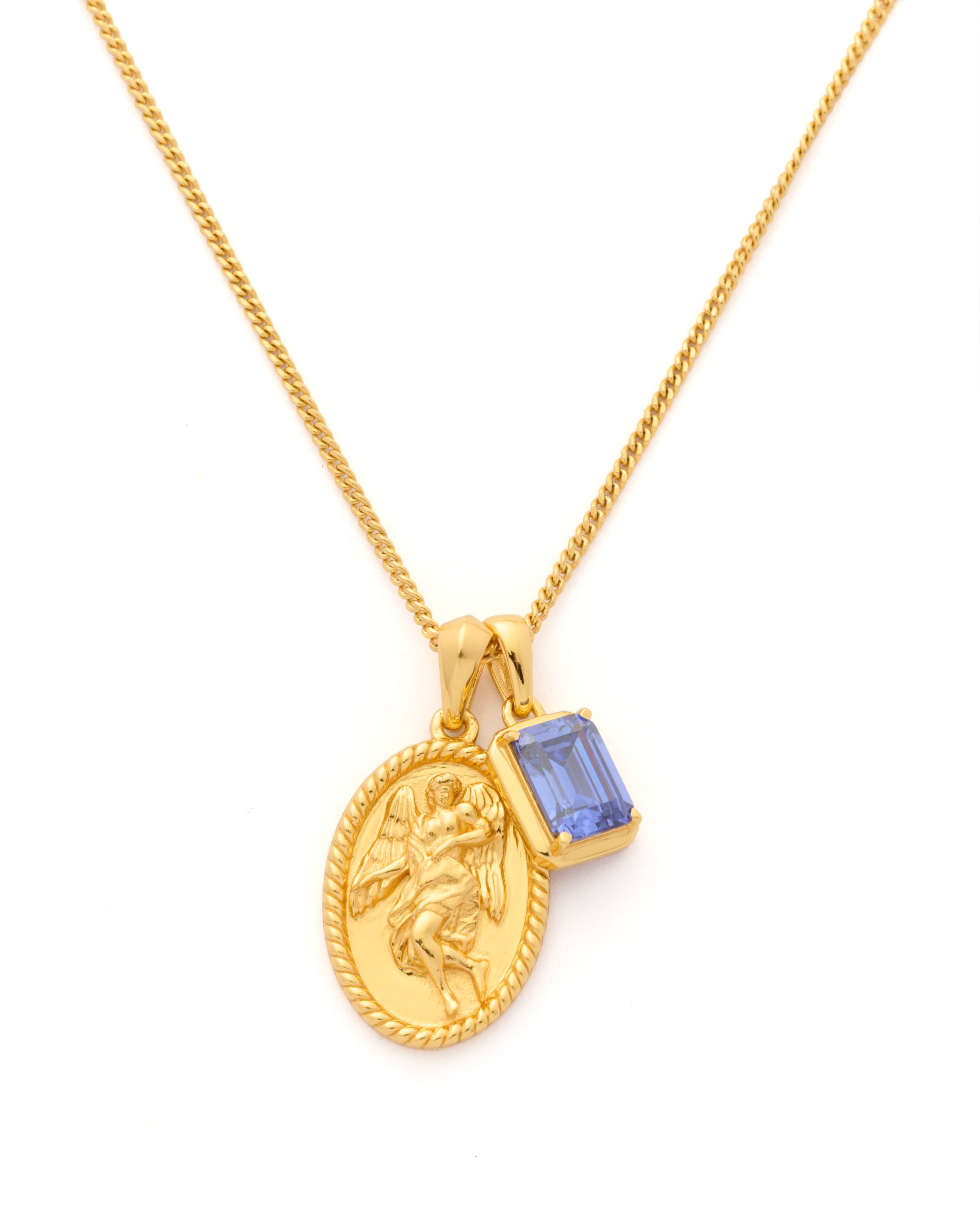 The Guardian X Sapphire Stone - Gold