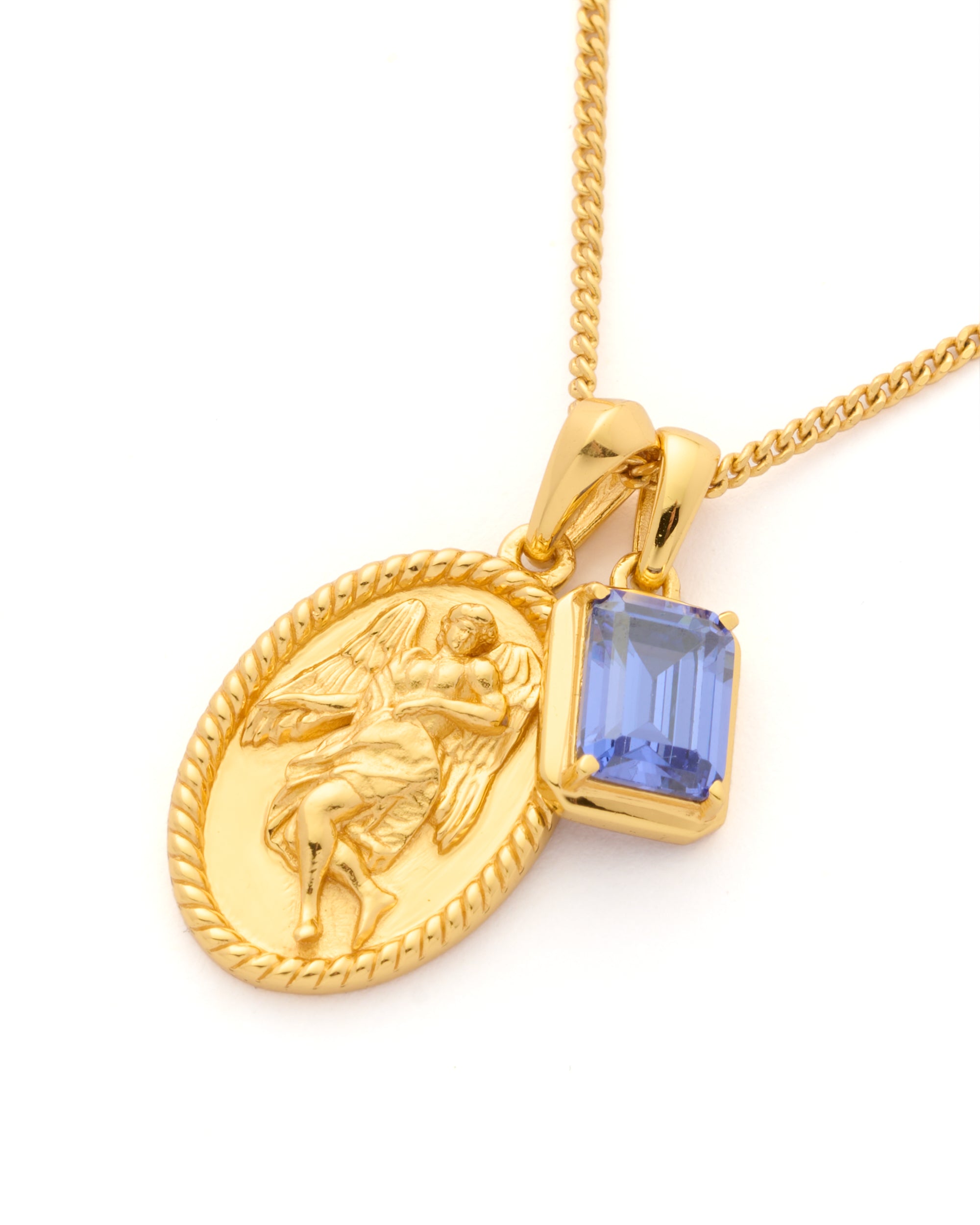 The Guardian X Sapphire Stone - Gold