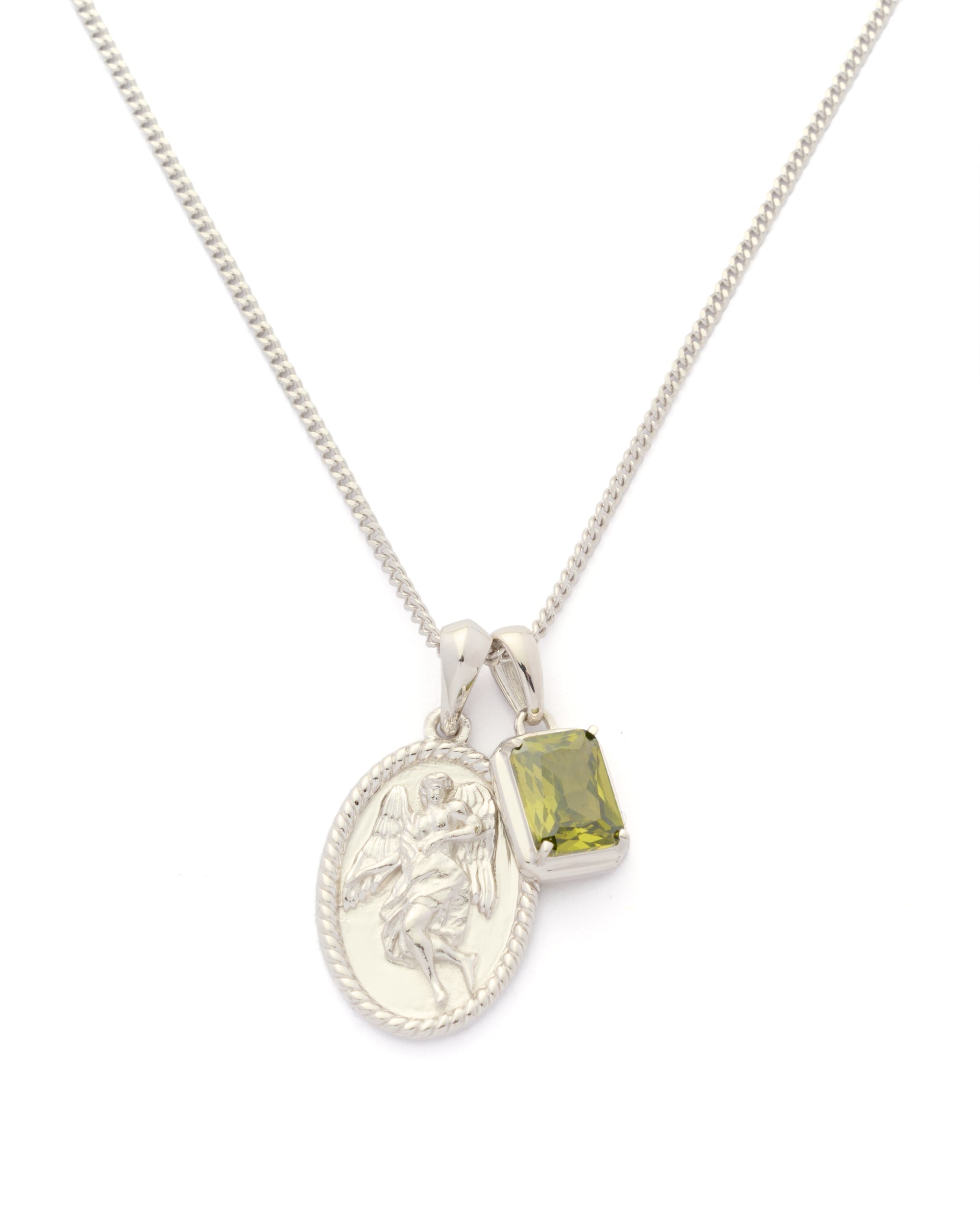 The Guardian X Mediterranean Olive stone stack - Silver