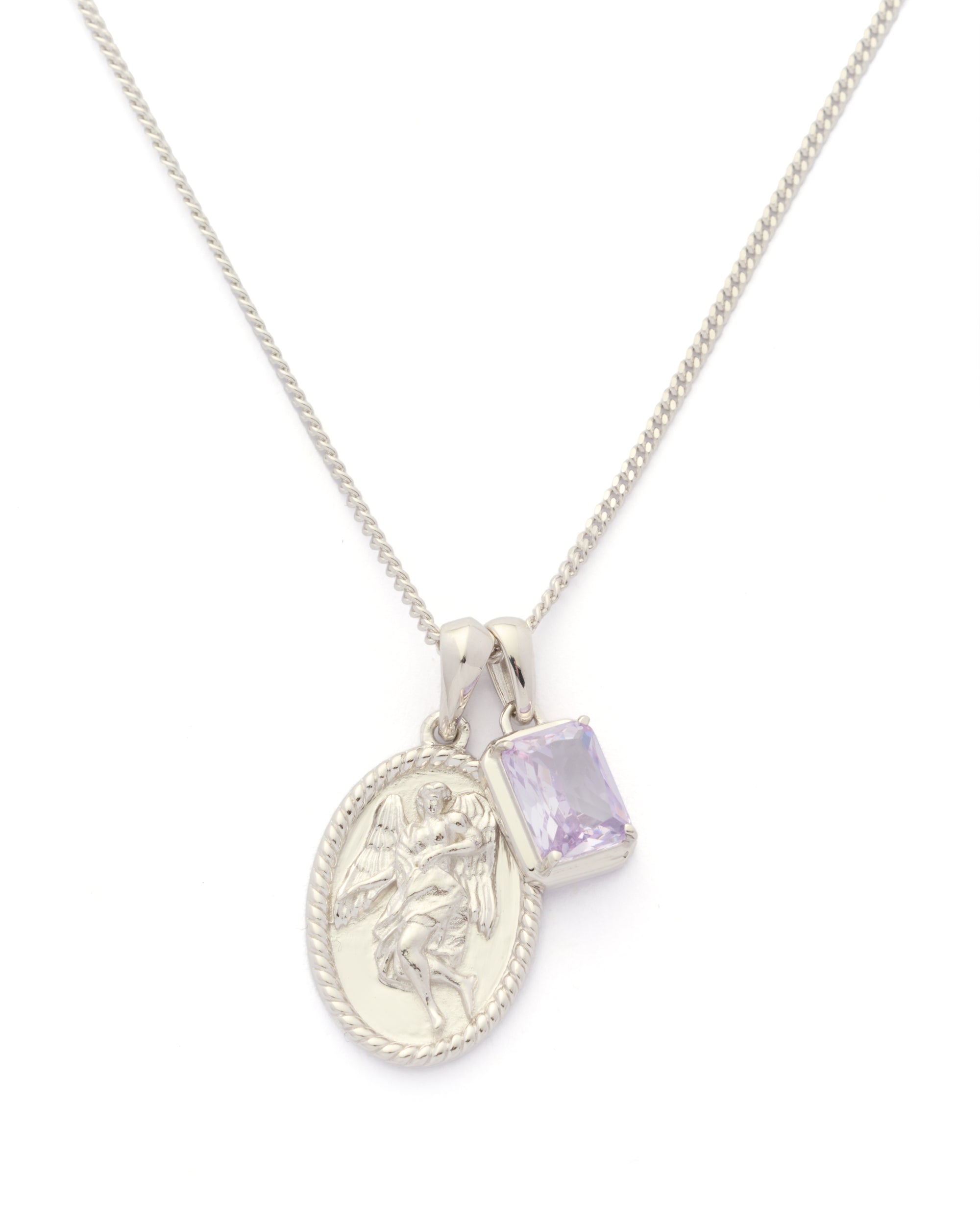 The Guardian x Lavender stone stack - Silver