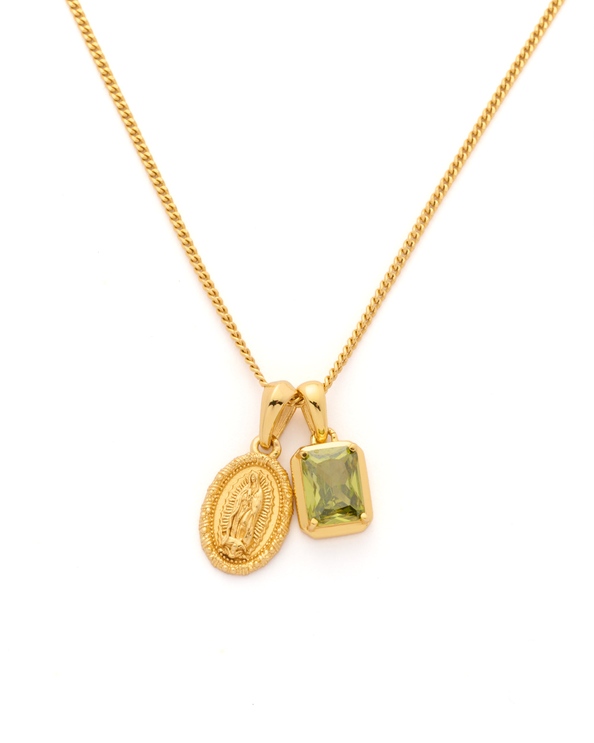 Mini Guadalupe X Mediterranean Olive stone stack - Gold