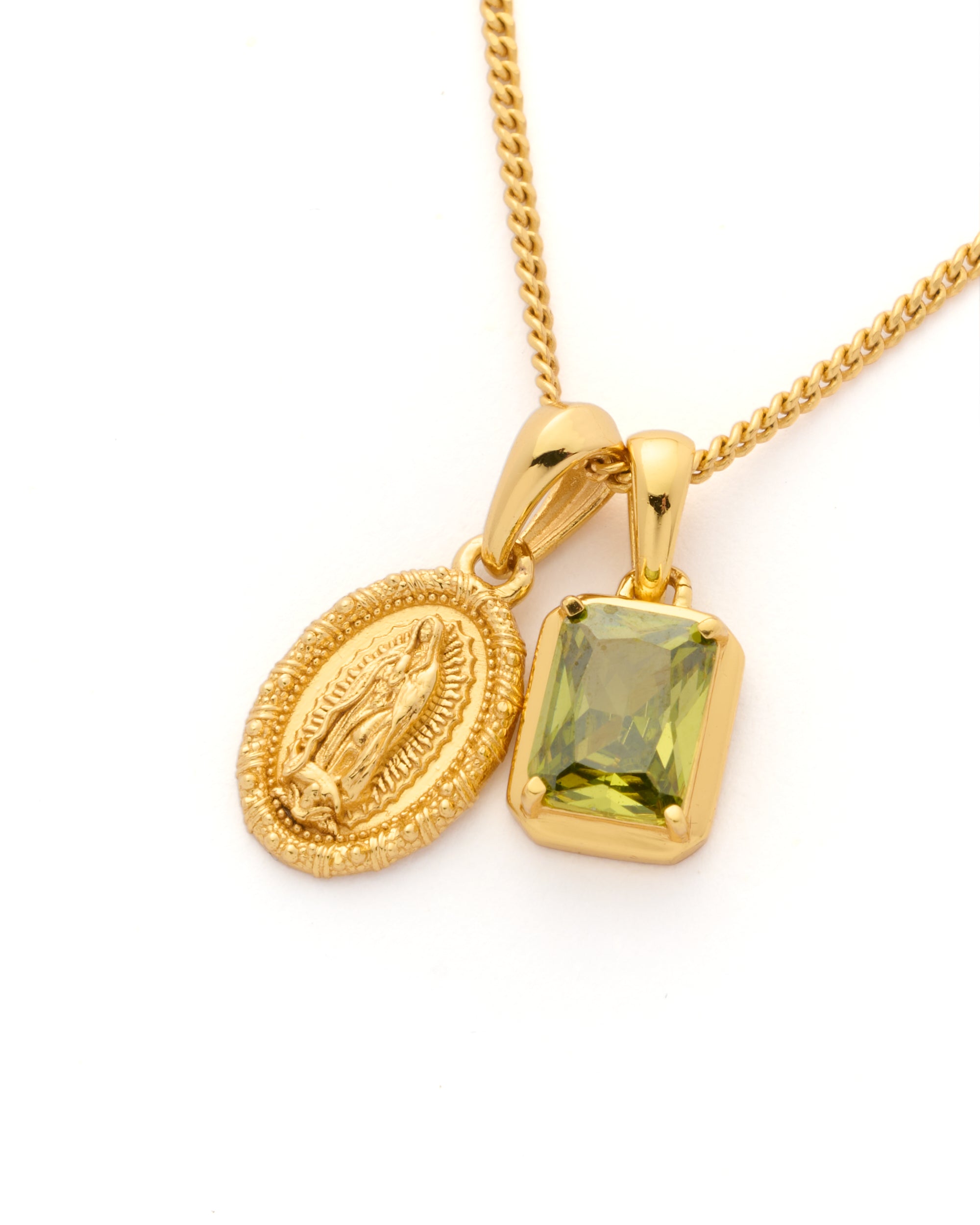 Mini Guadalupe X Mediterranean Olive stone stack - Gold