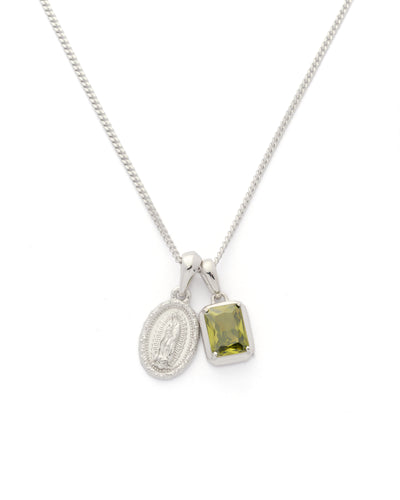 Mini Guadalupe X Mediterranean Olive stack - silver