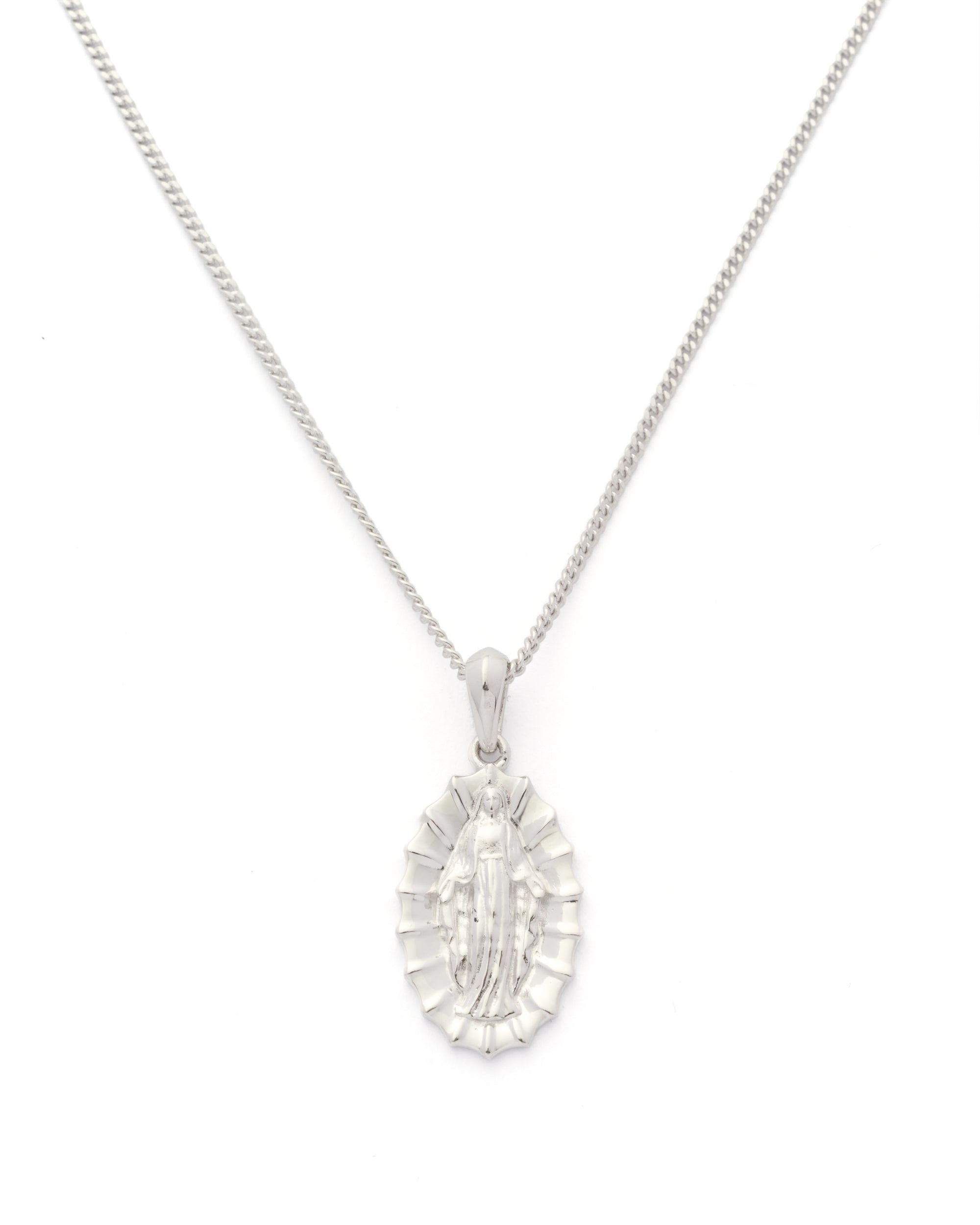 Our lady of Guadalupe Chain - Silver