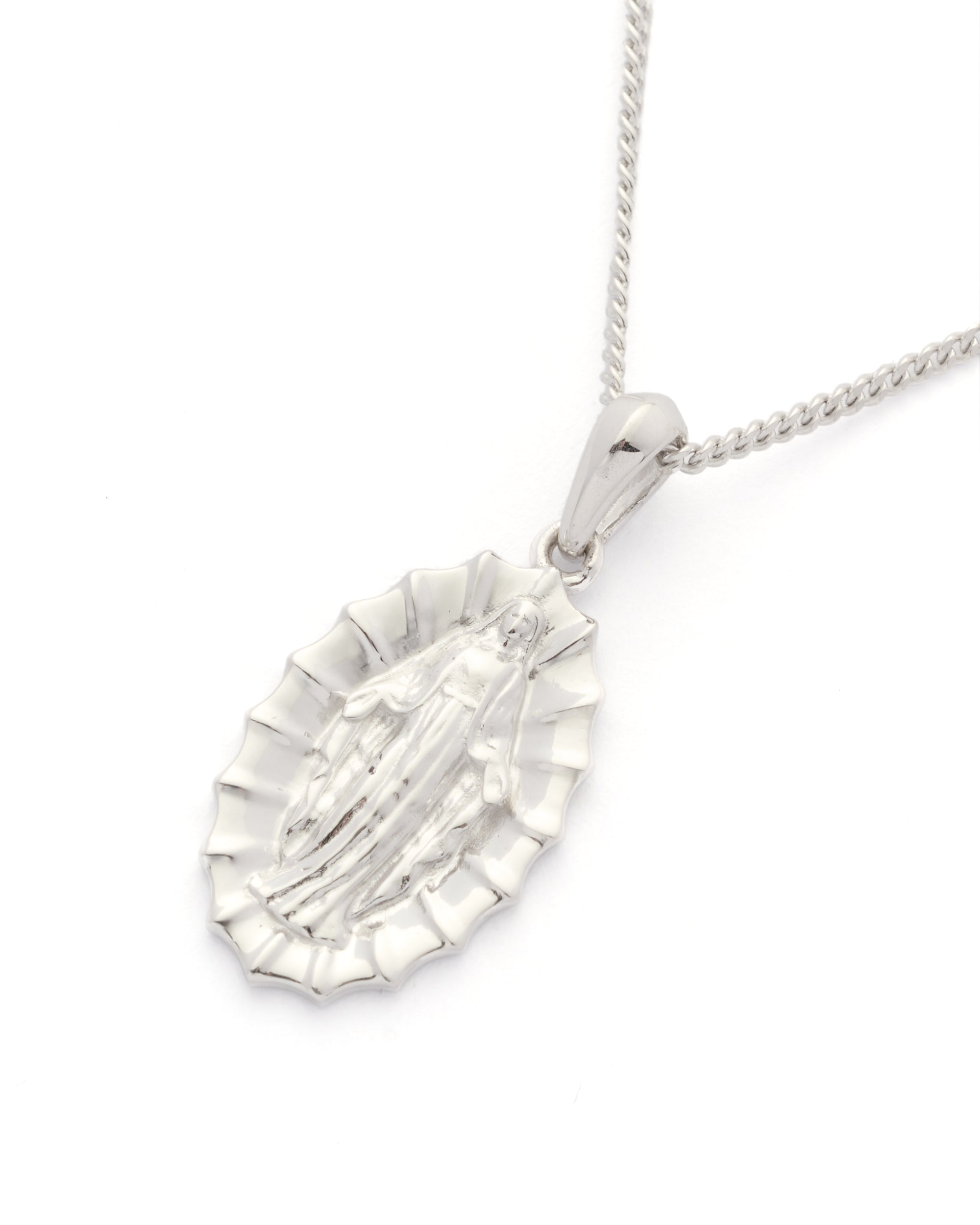 Our lady of Guadalupe Chain - Silver