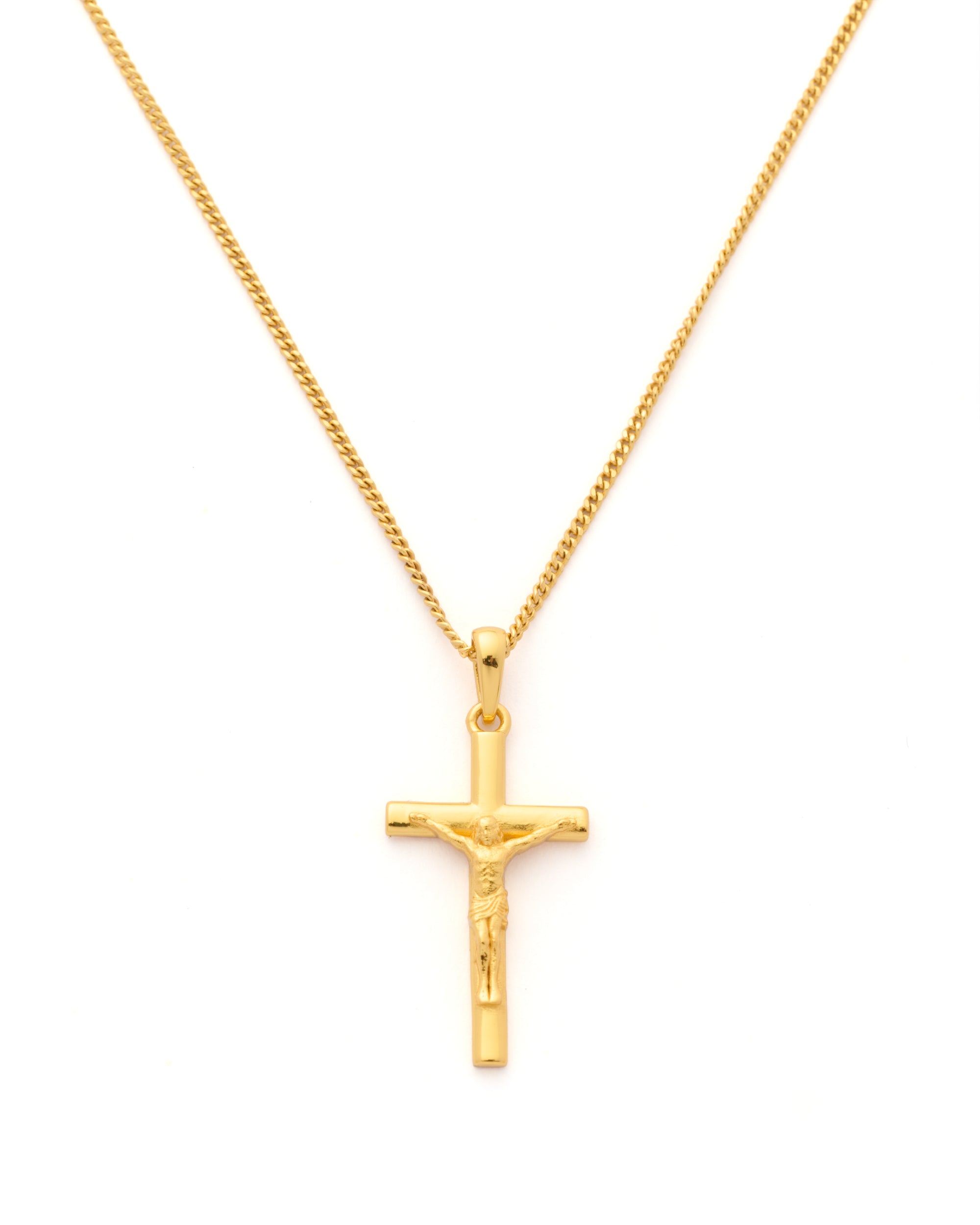 The Crucifix Cross Chain- Gold