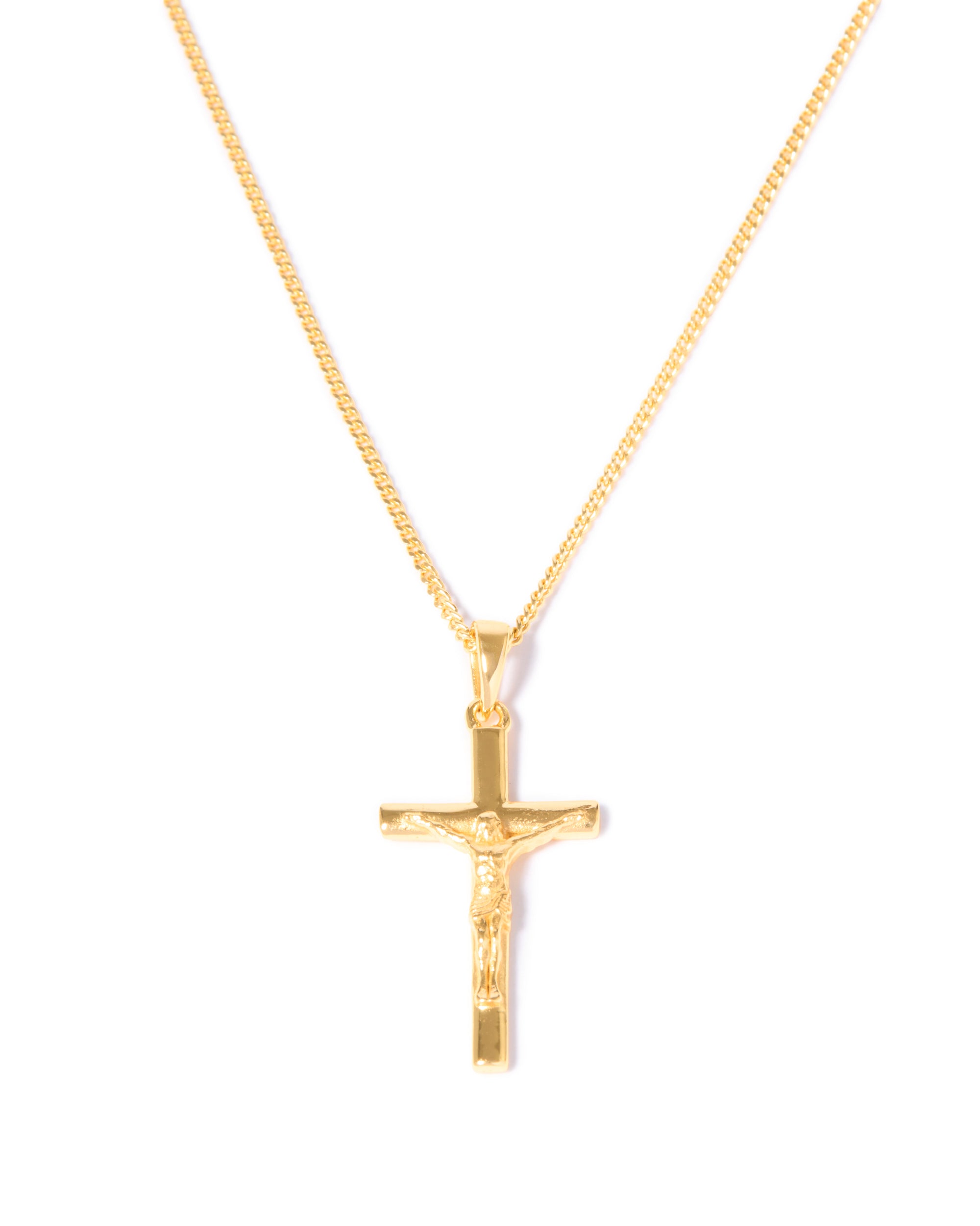The Crucifix Cross Chain- Gold