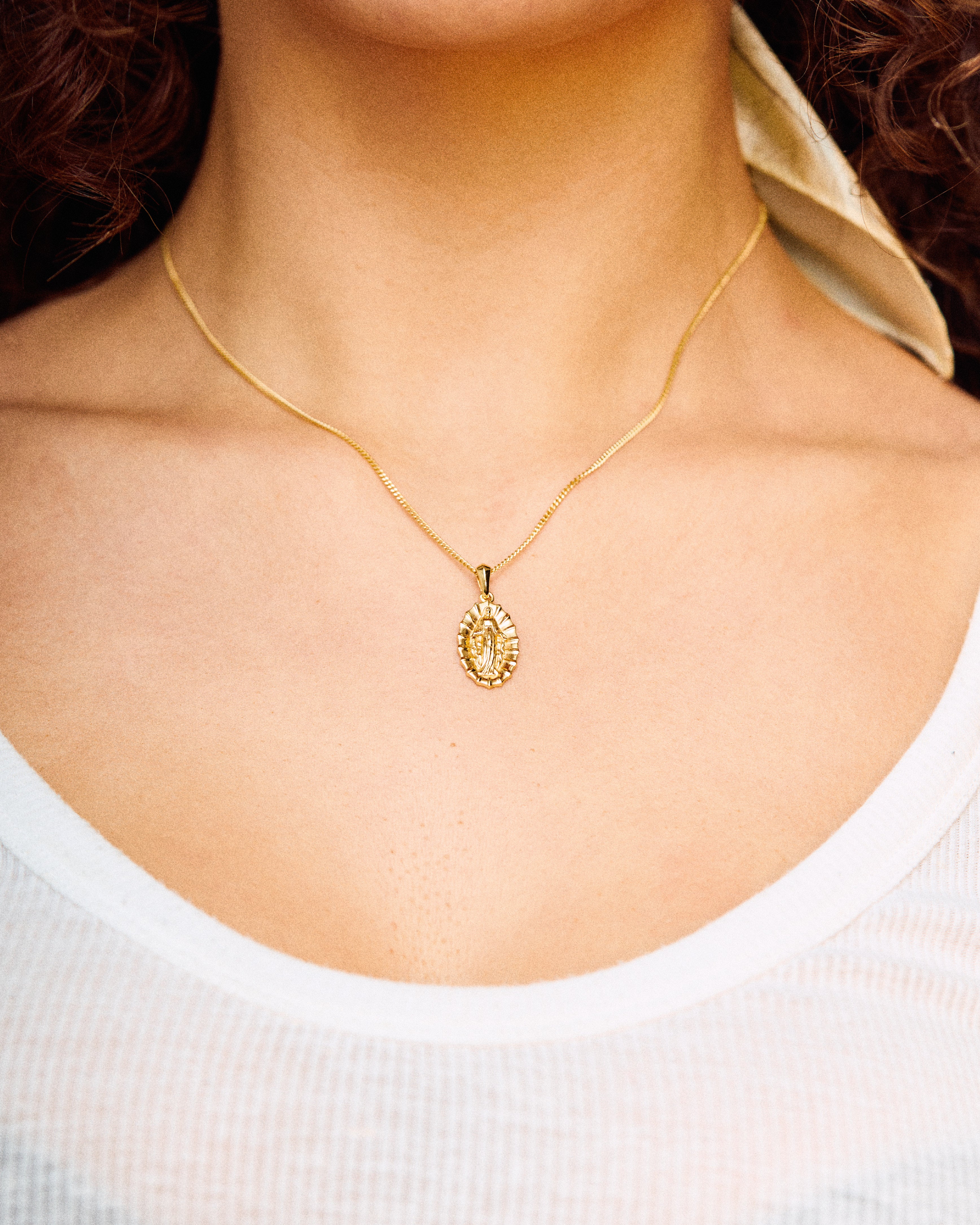 Our lady of Guadalupe Chain - Gold