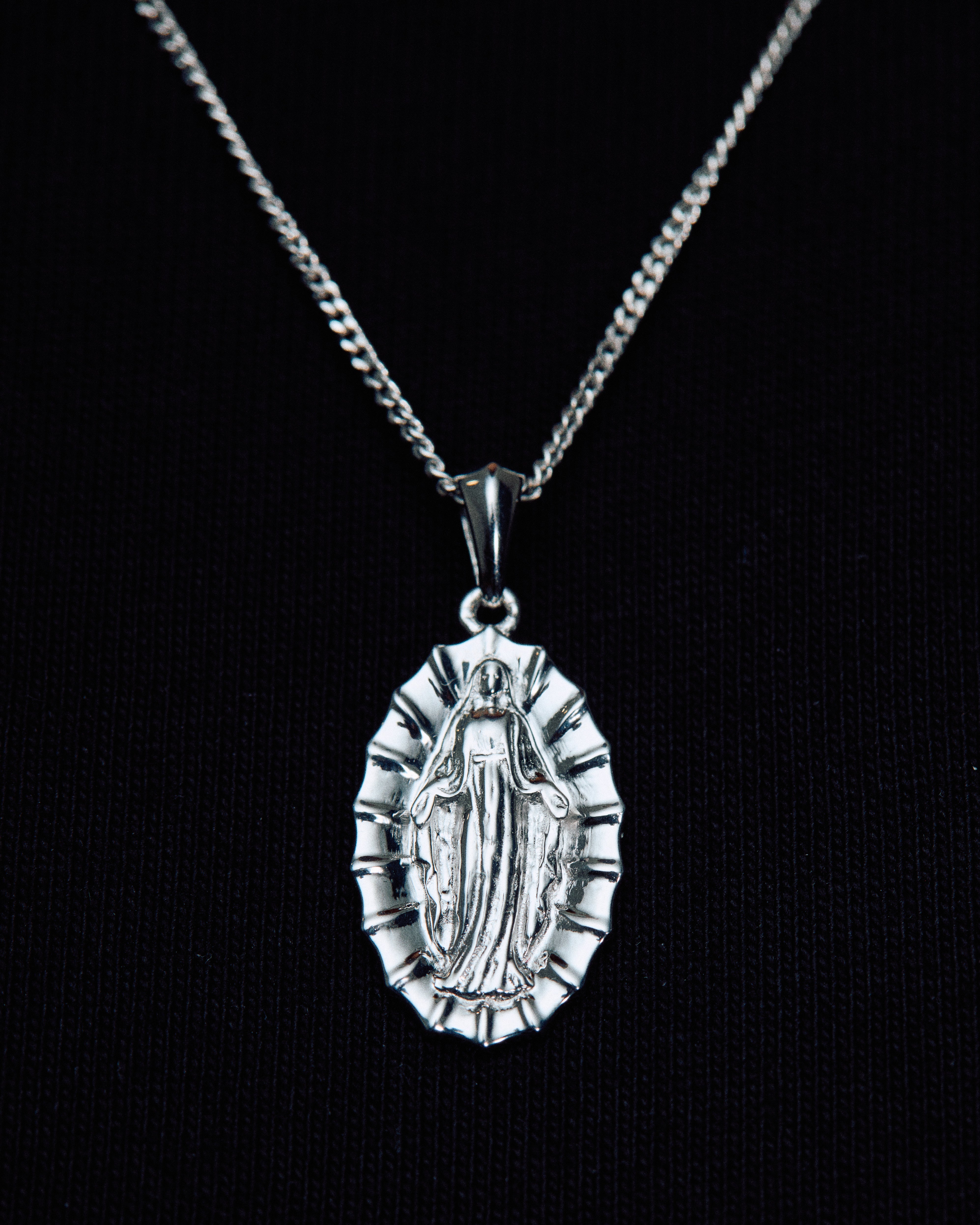 Our lady of Guadalupe Chain - Silver