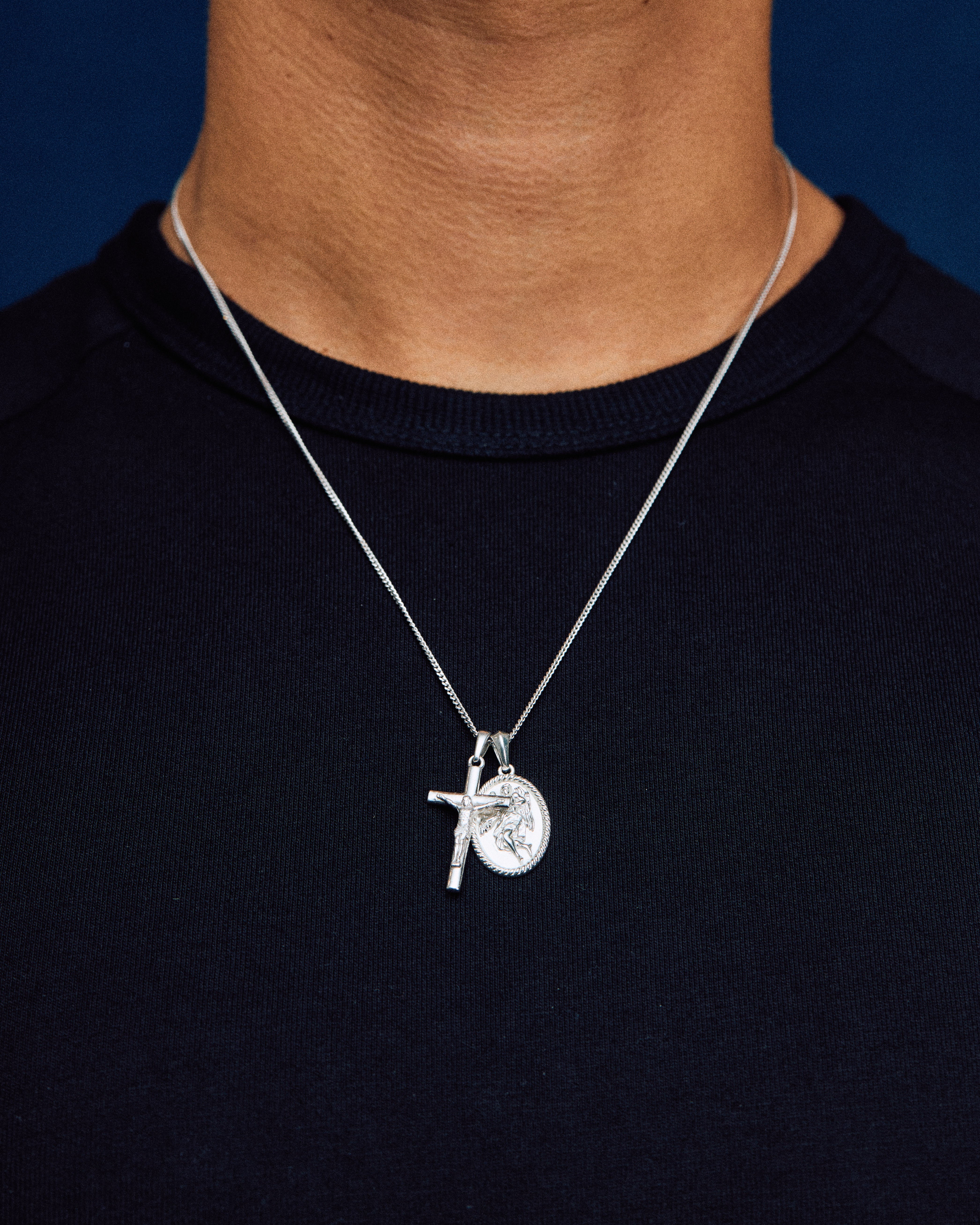 The Guardian x Crucifix Cross - Silver