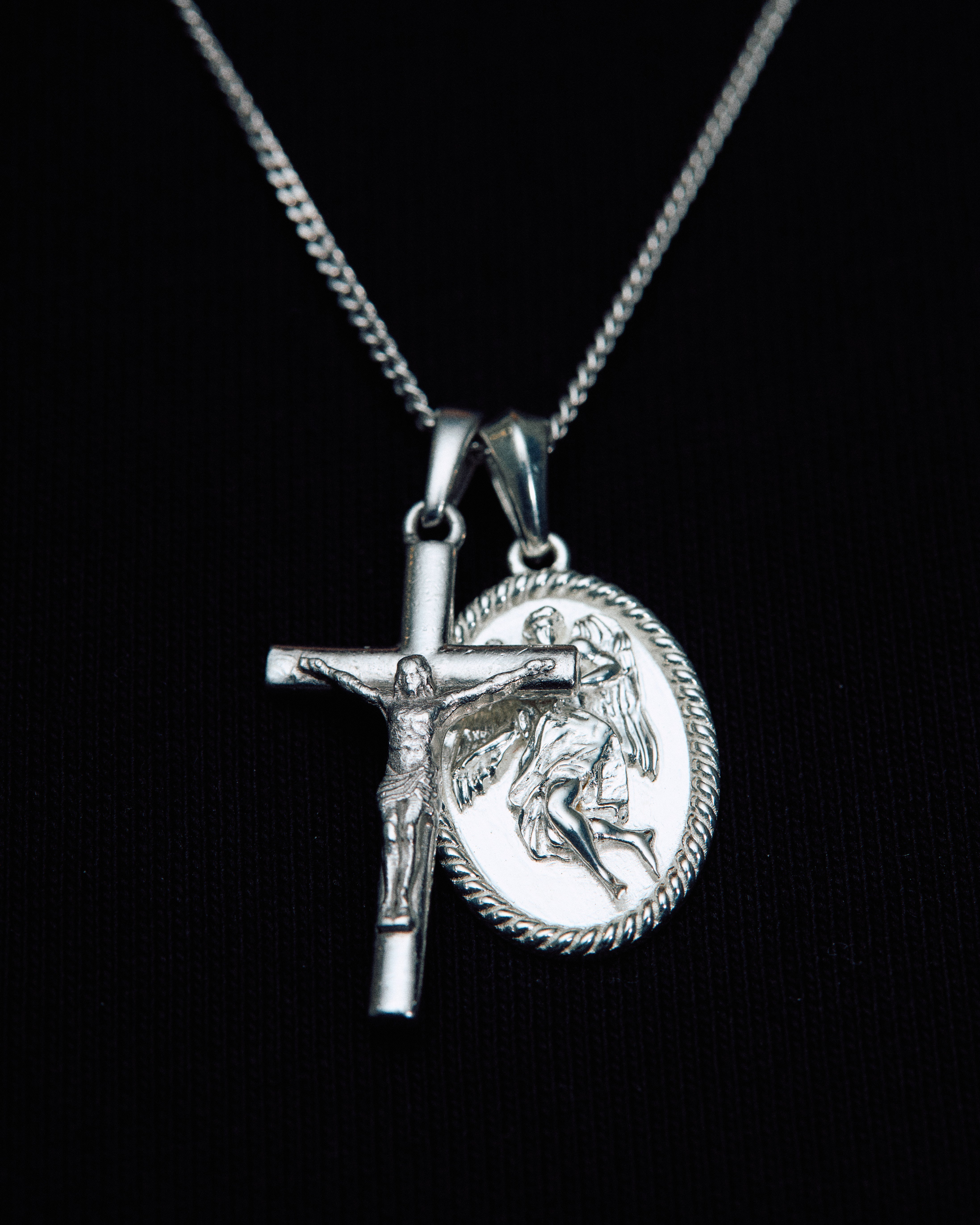 The Guardian x Crucifix Cross - Silver