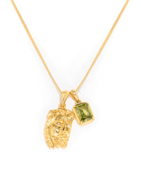 Tearing Jesus Piece x Mediterranean Olive stone stack - Gold