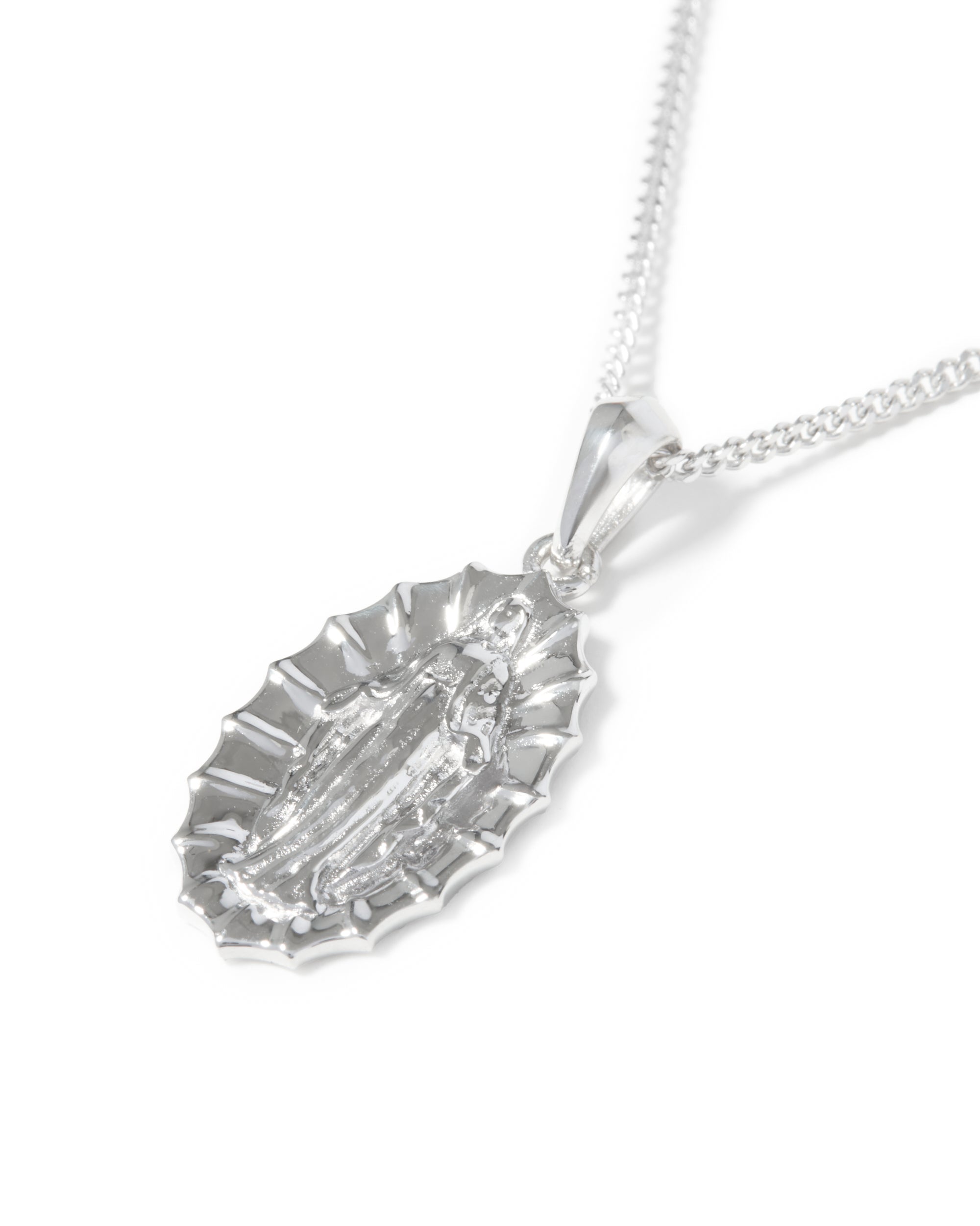 Our lady of Guadalupe Chain - Silver