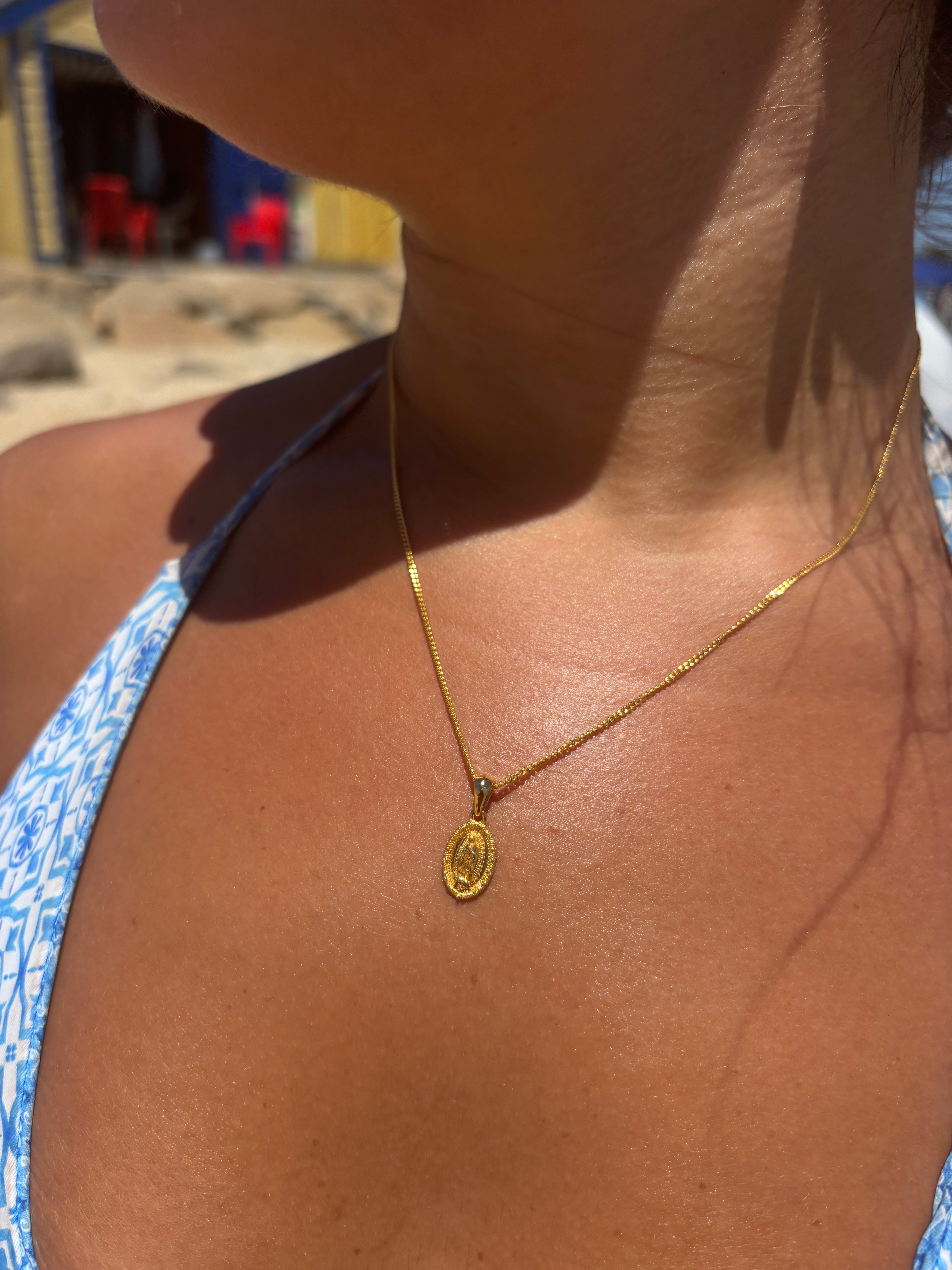 Mini Guadalupe - Gold