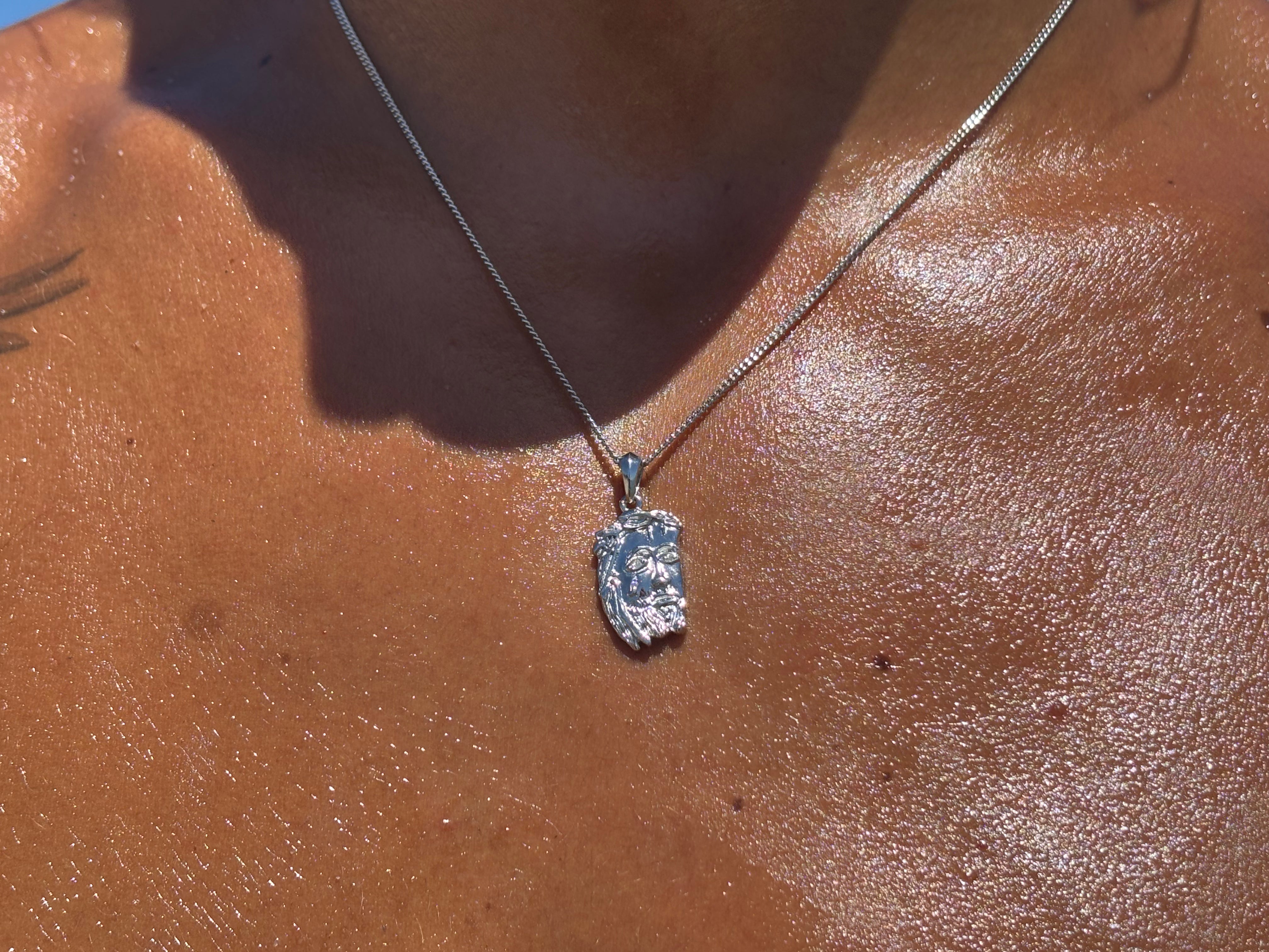 The Tearing Jesus piece- Silver