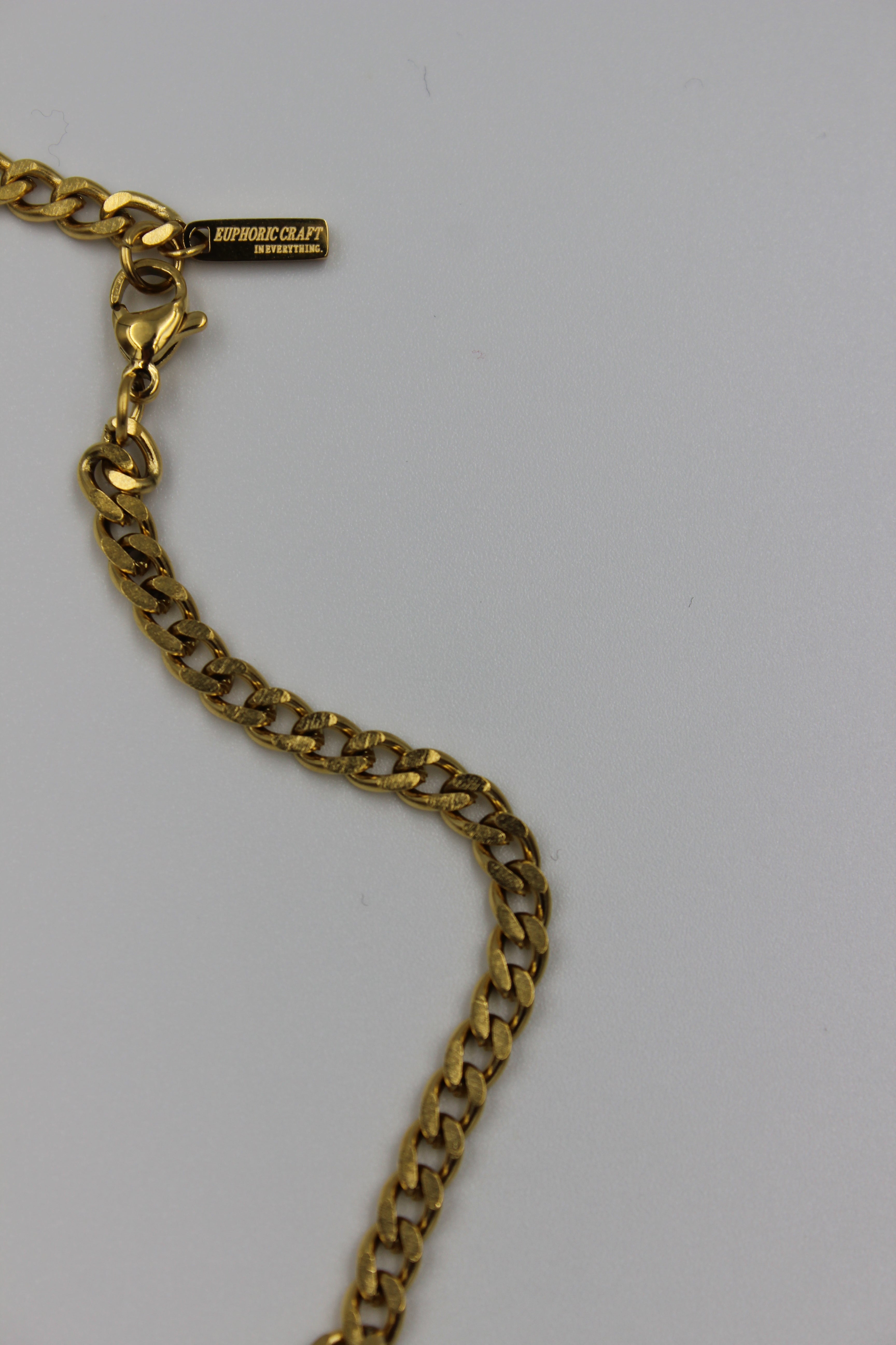 4mm gold online curb chain