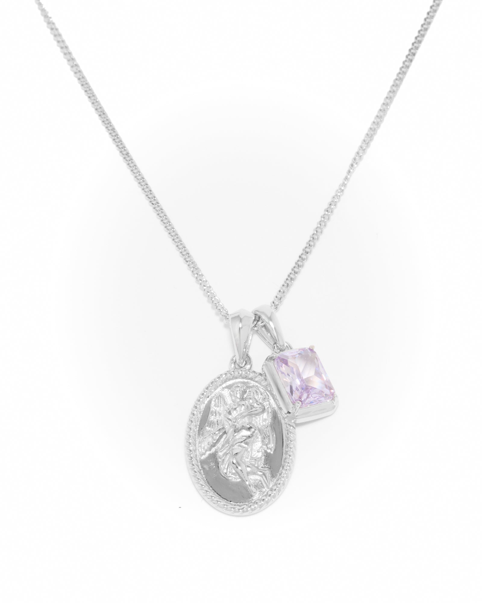 The Guardian x Lavender stone stack - Silver