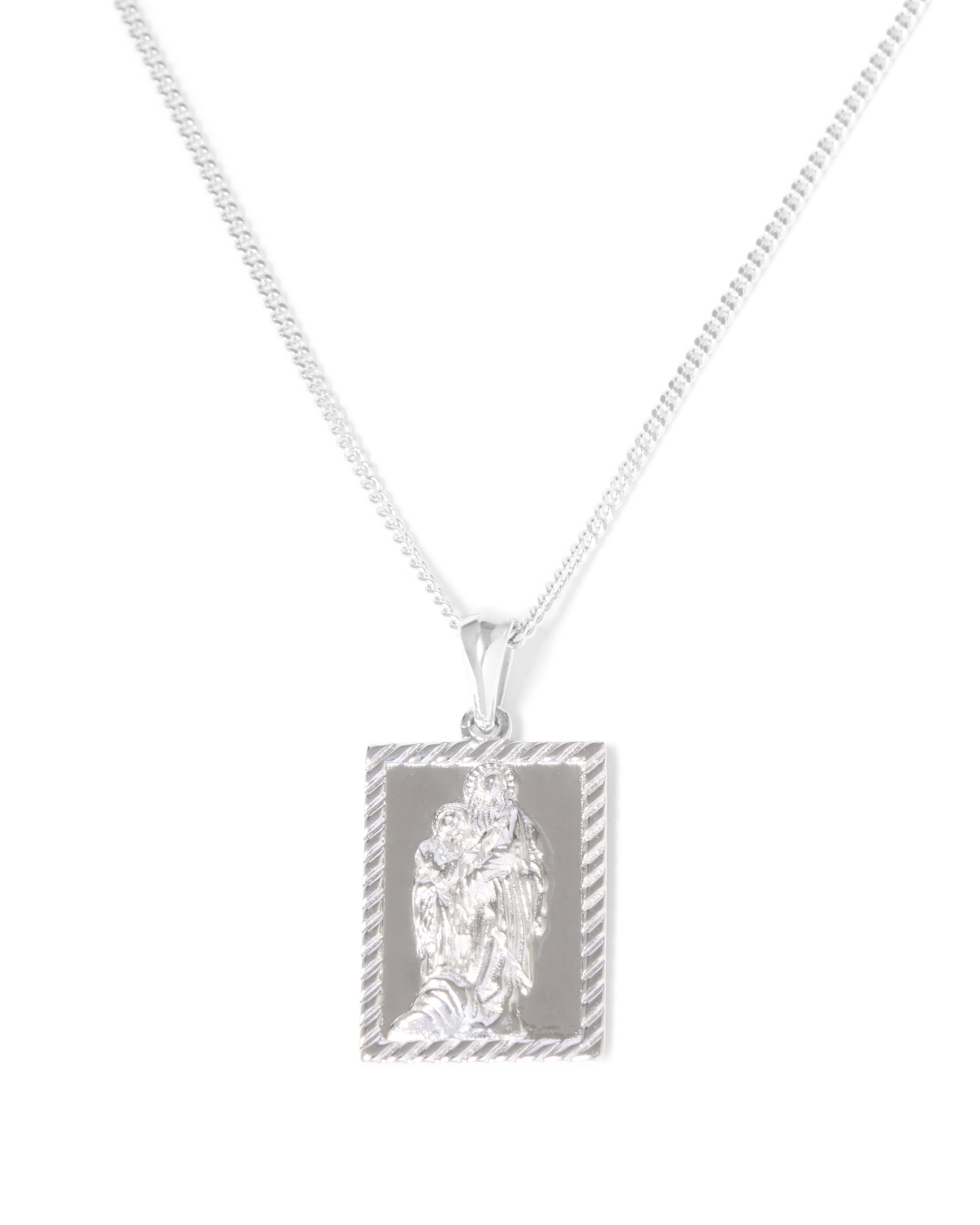 The Mother Mary Frame- Silver