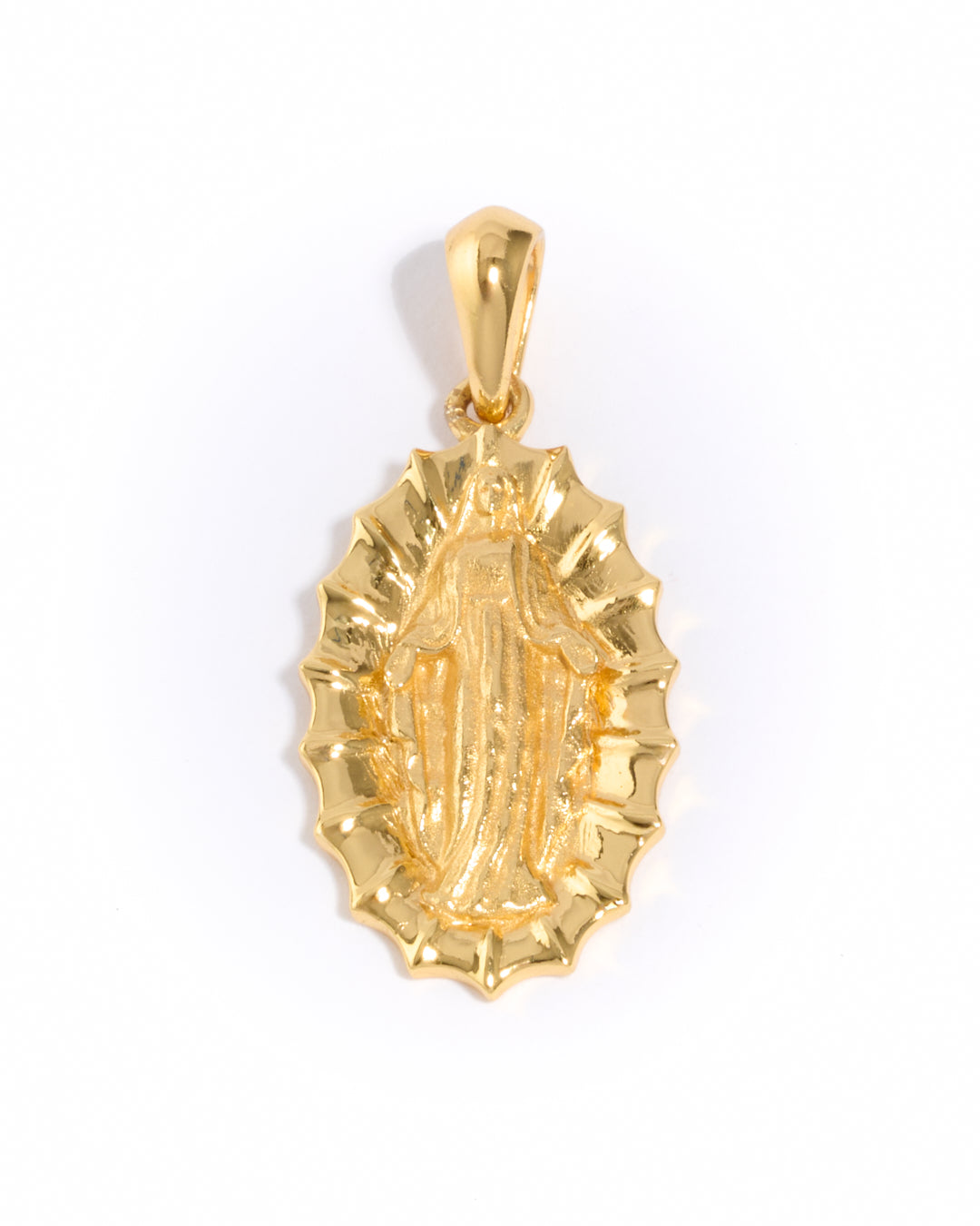 Our Lady of Guadalupe Pendant - Gold