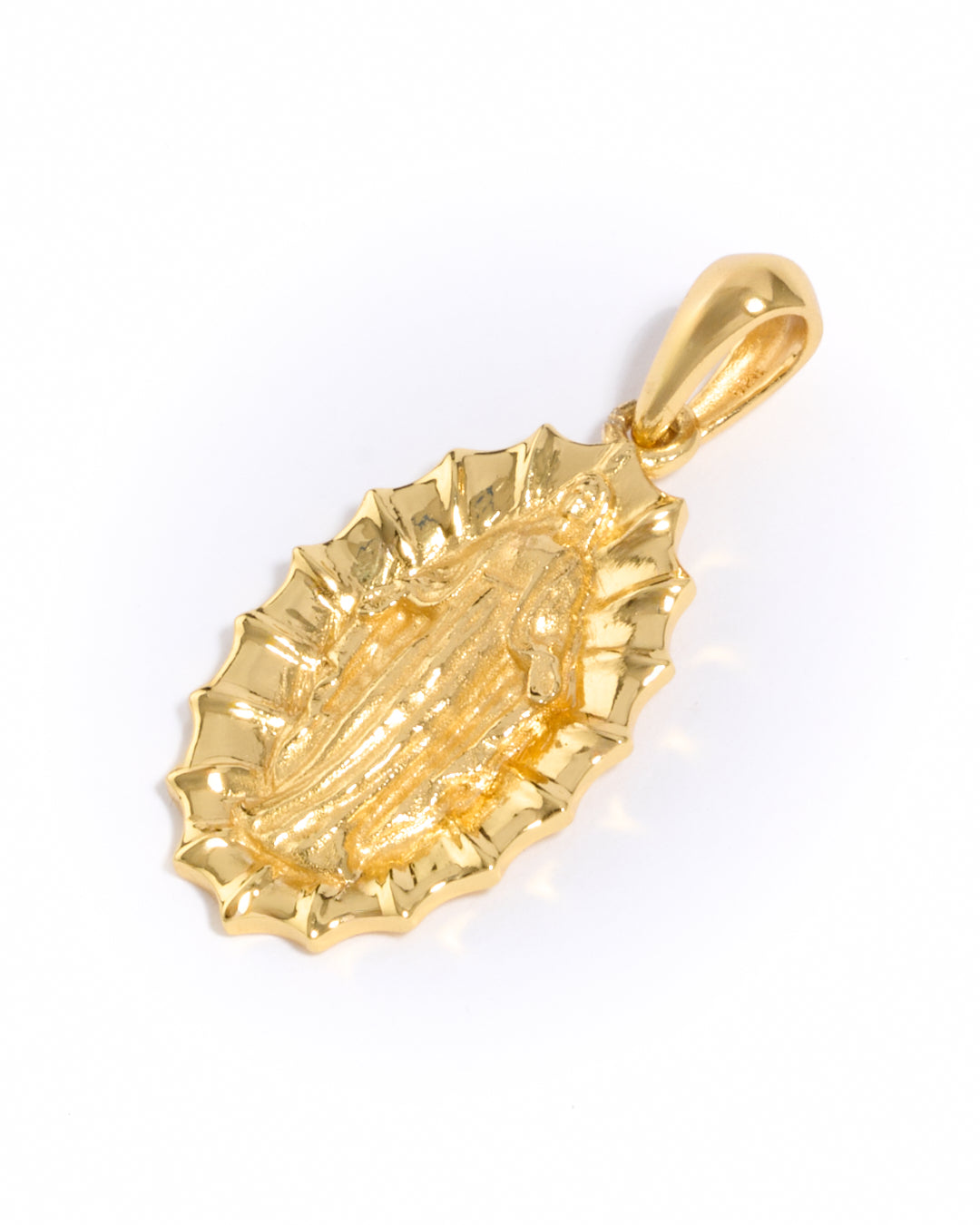 Our Lady of Guadalupe Pendant - Gold