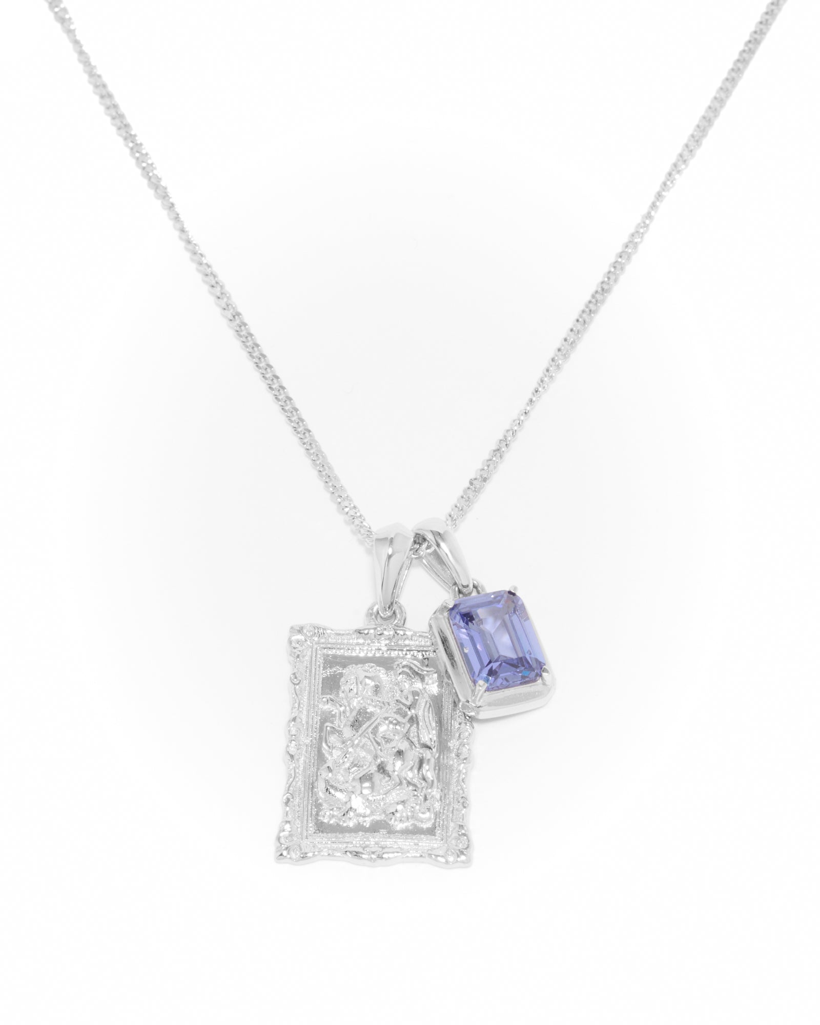 St george x Sapphire stone stack - Silver