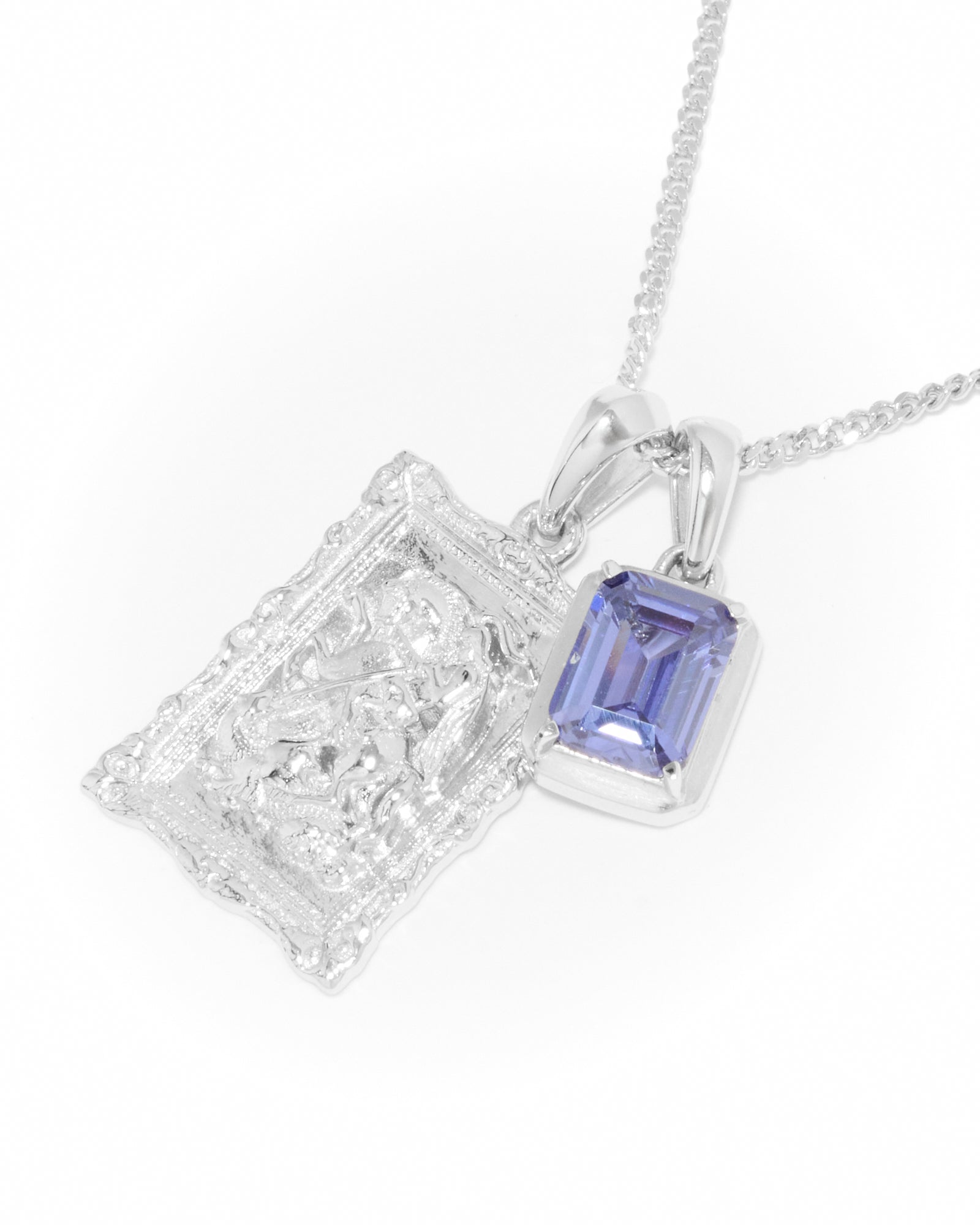 St george x Sapphire stone stack - Silver (Pre order)