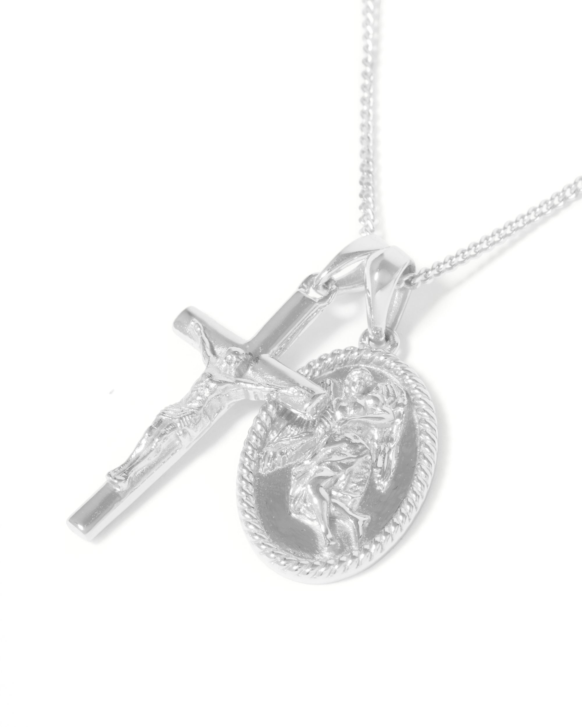 The Guardian x Crucifix Cross - Silver