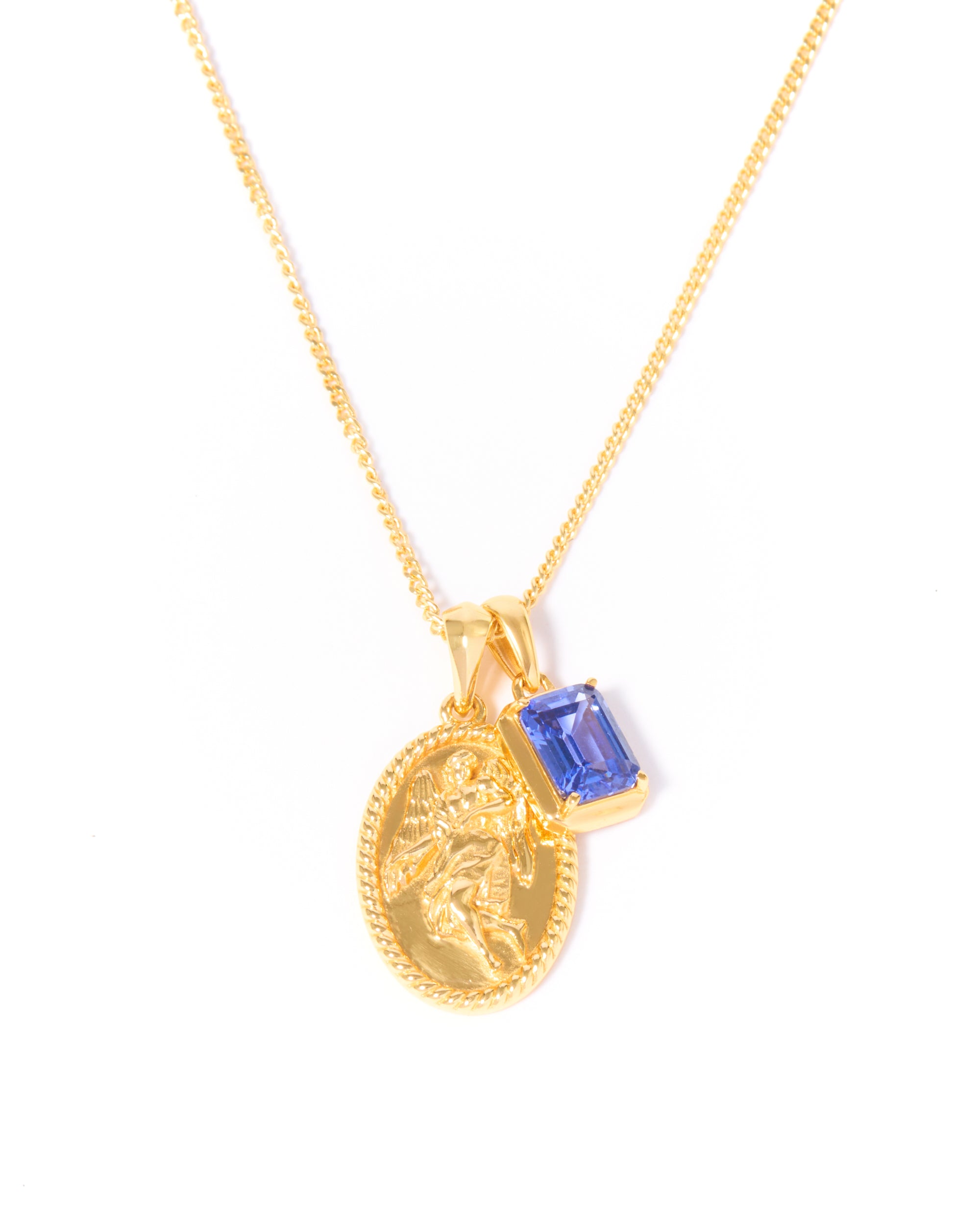 The Guardian X Sapphire Stone - Gold